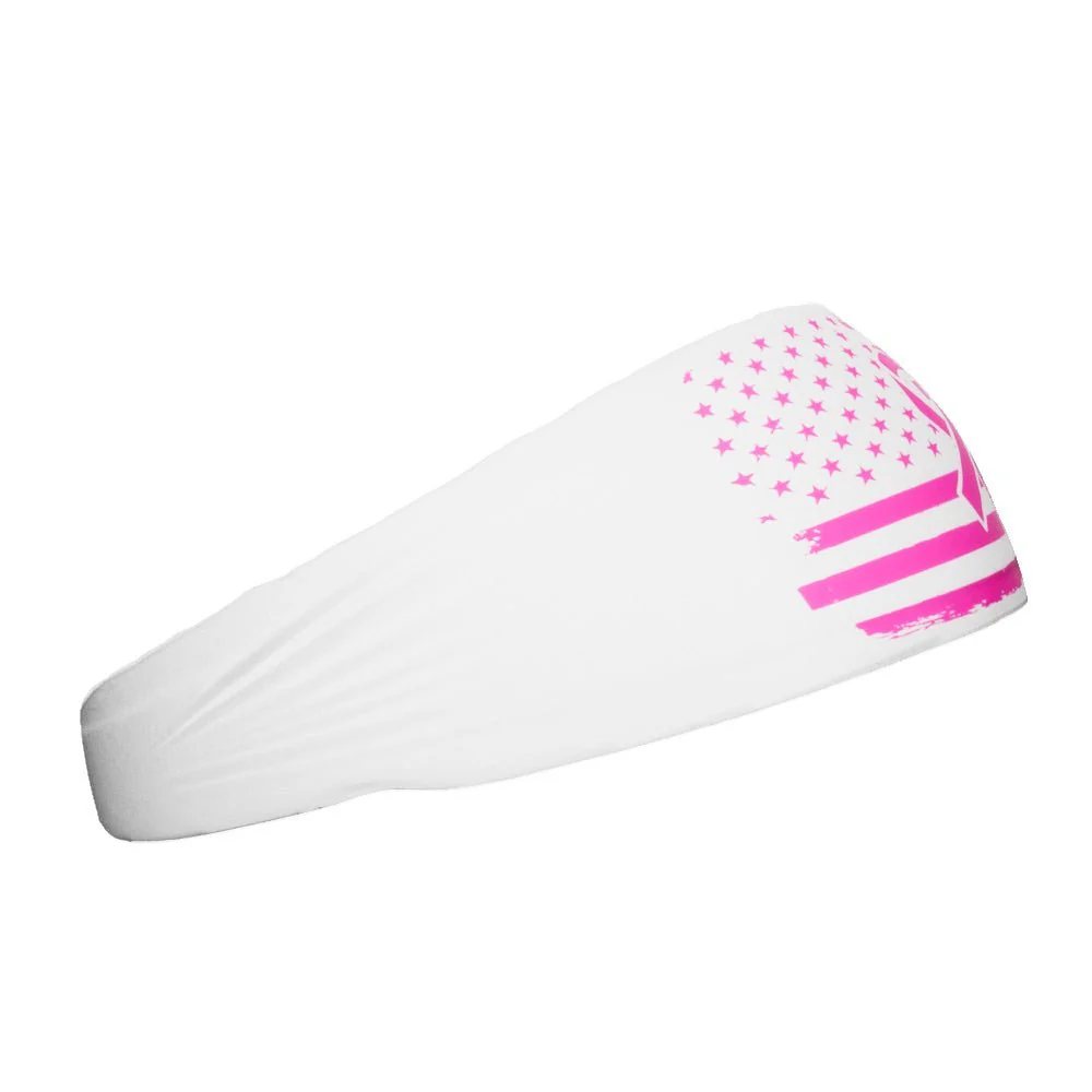 Pink USA Flag Headband - Image 3