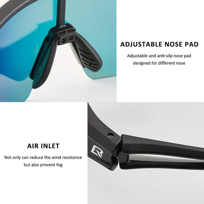 Polarized Cycling Sunglasses UV Protection Sports Eyewear - Image 16