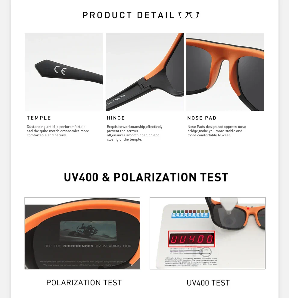 Polarized Sunglasses Outdoor Sport UV400 - Image 16