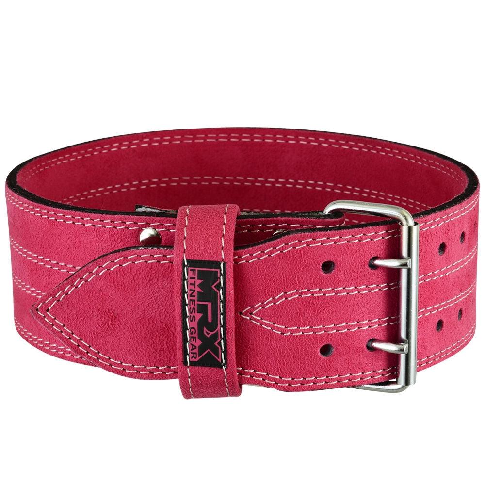 Power Weight Lifting Belts 4" Wide For Men & Women Pink - Image 3