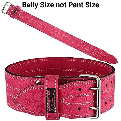 Power Weight Lifting Belts 4" Wide For Men & Women Pink - Image 6