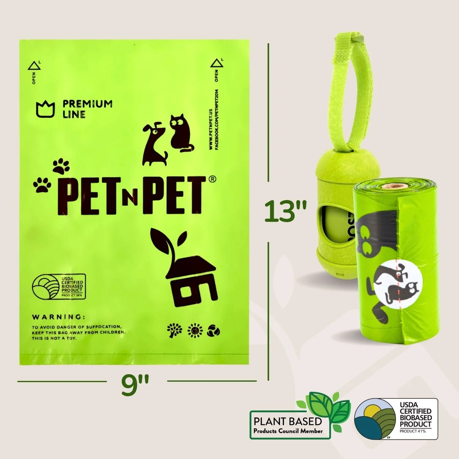 Premium Poop Bags with Dispenser - Image 3