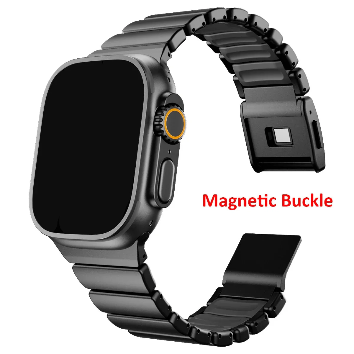 Premium Stainless Steel and Titanium Apple Watch Band | Soft Silicone Lining - Image 20