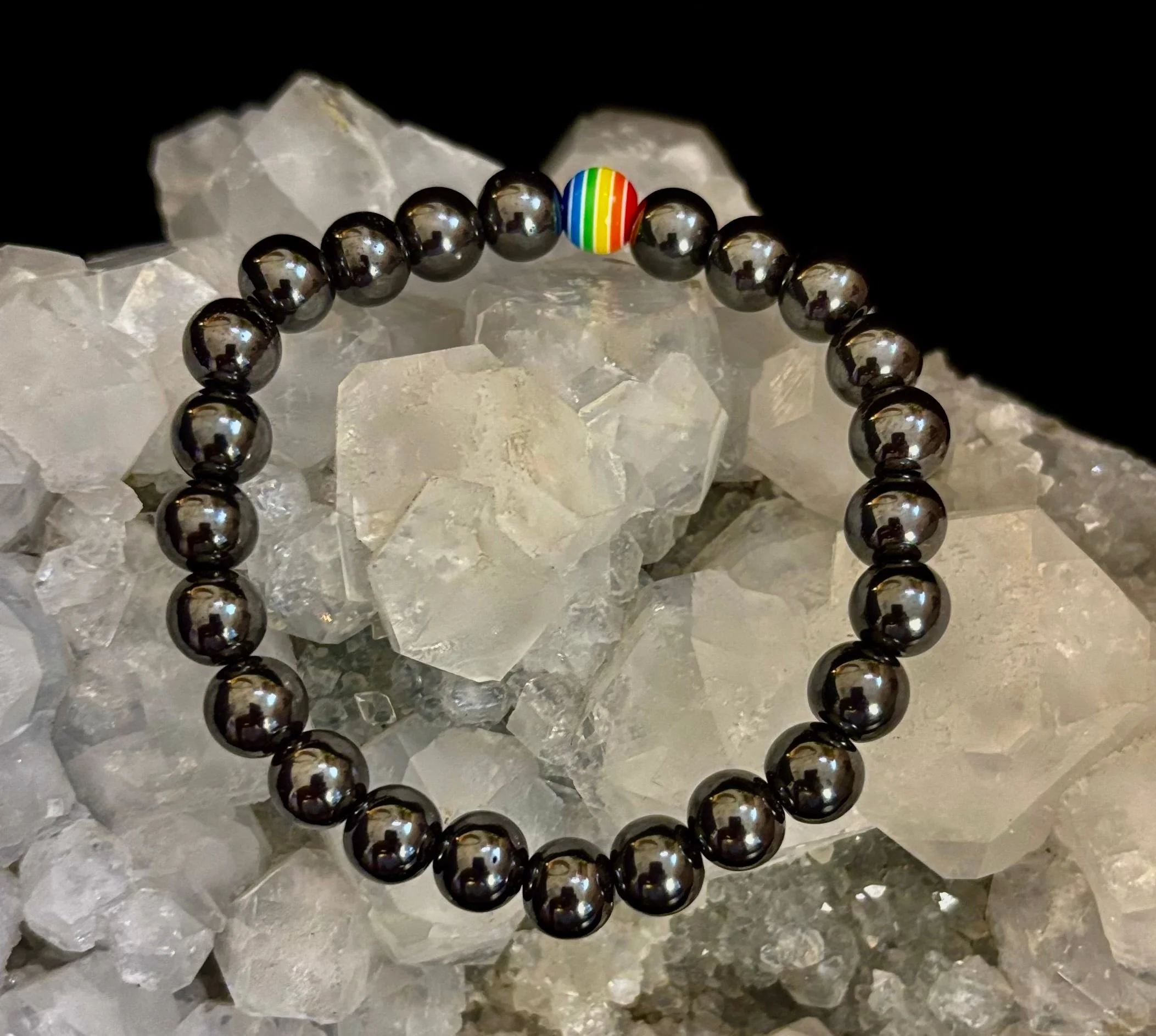 Pride & Power Magnetic Bracelet β Strength β’ Balance β’ Unity (Medium Wrists) - Image 11