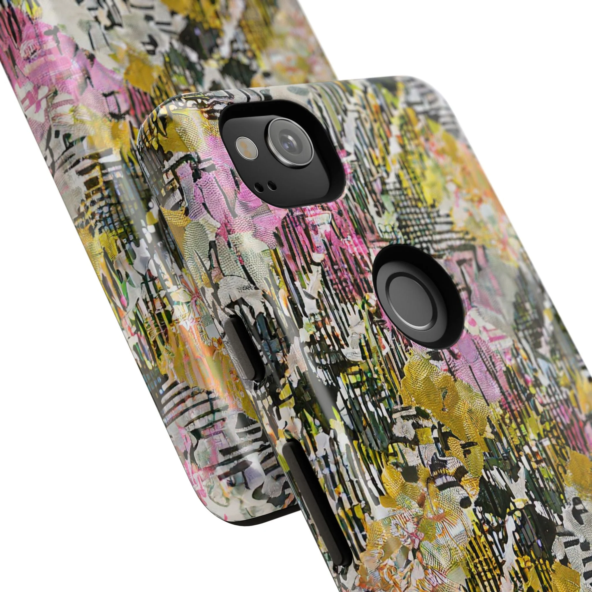 Purple Plaid Floral Artistic Tough Phone Case - Image 117