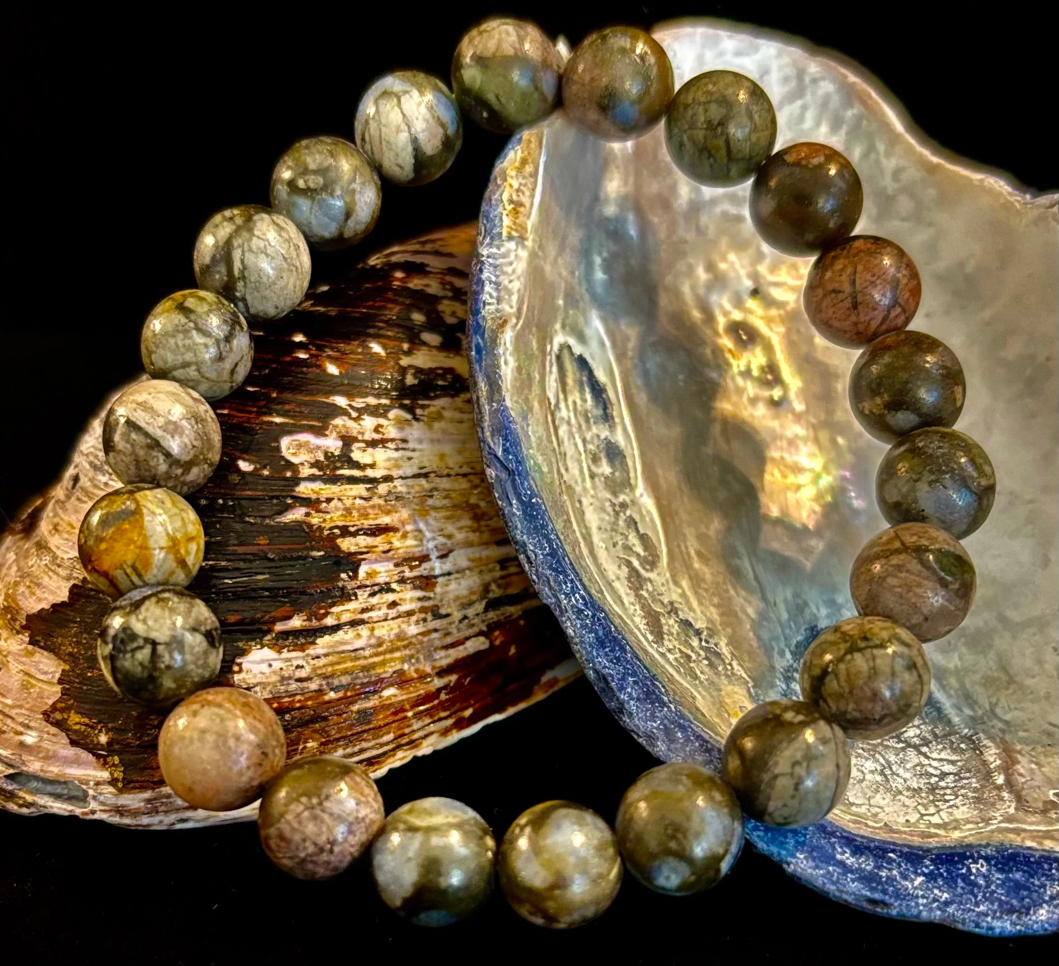 Que Sera Sera Natural Stone Bracelet | 8mm Beads for Small to Medium Wrists - Image 9