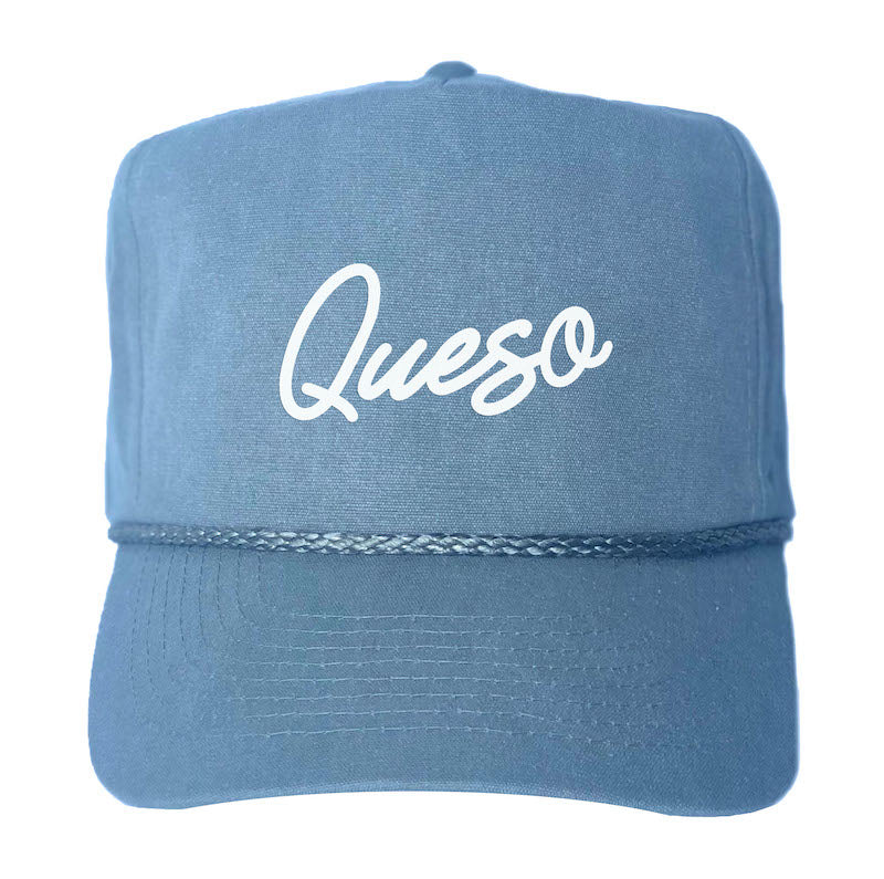 Queso Cursive Canvas Trucker - Image 5