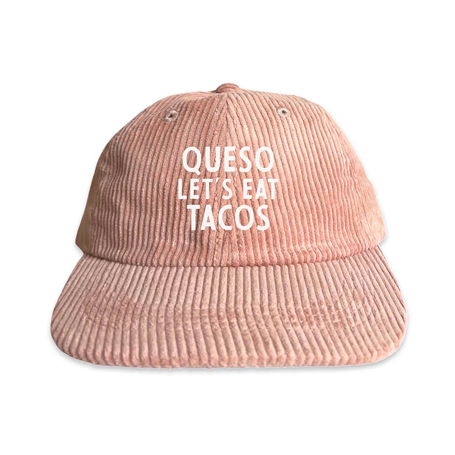 Queso Let's Eat Tacos Corduroy Cap - Image 7