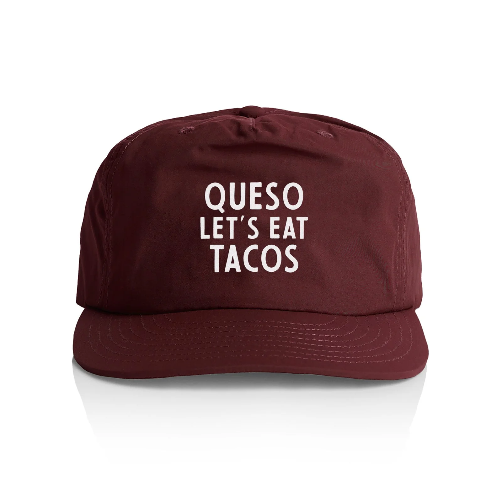 Queso Let's Eat Tacos Nylon Snapback - Image 6