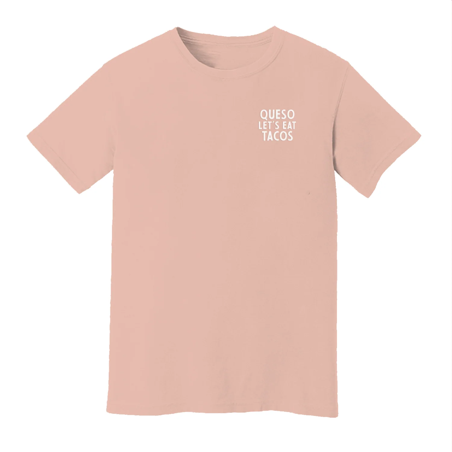 Queso Let's Eat Tacos Washed Tee - Image 5