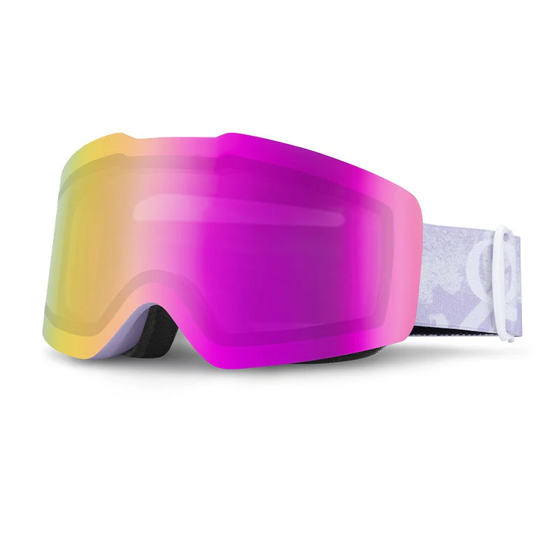 Qunature Frameless Anti-Fog Ski Goggles with UV Protection and Wide View - Image 2