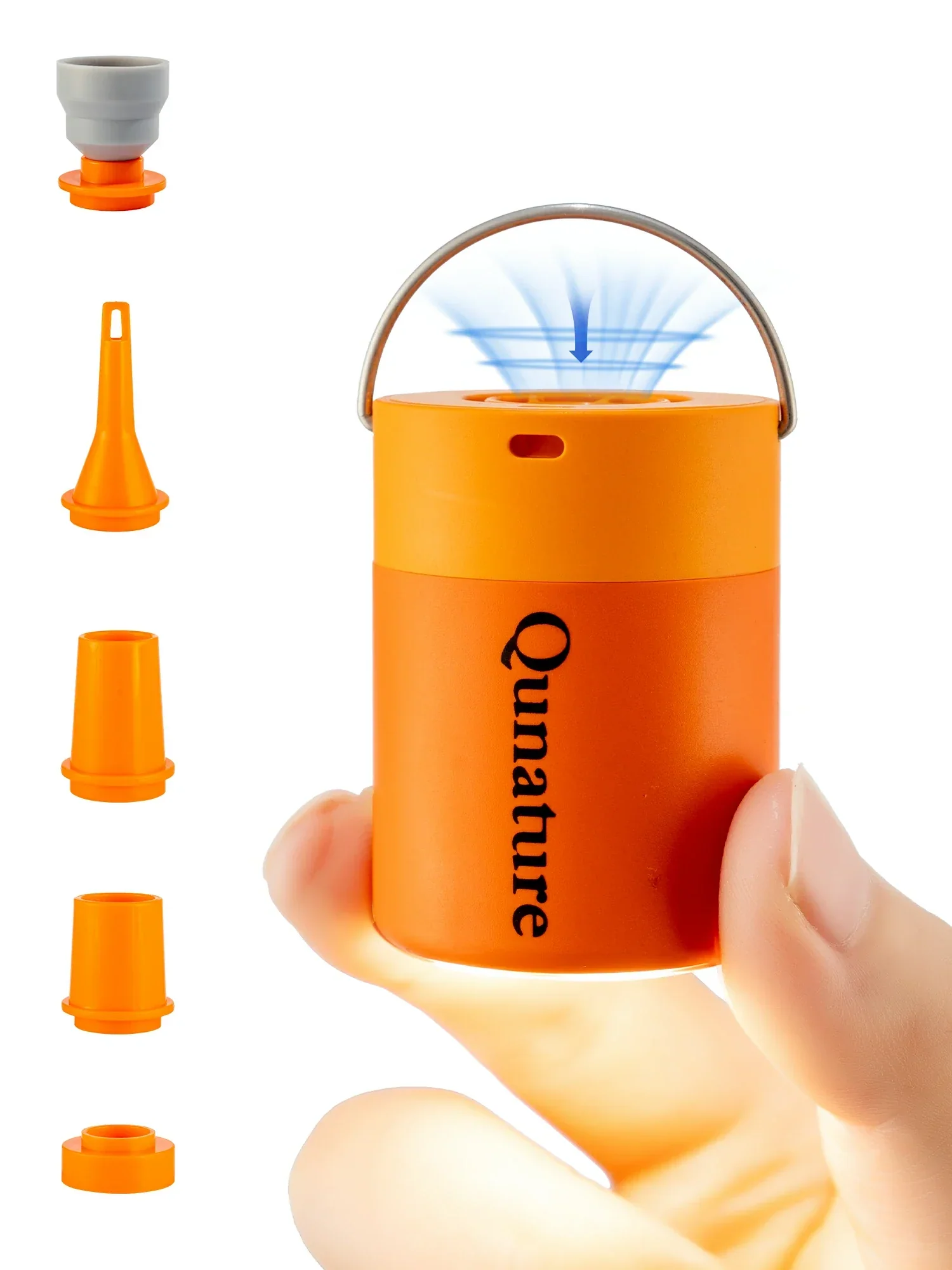 Qunature Mini Electric Pump 1500mAh for Air Bed Mattress,Pool Floats,Swimming Ring,Vacuum Storage Bags - Image 29
