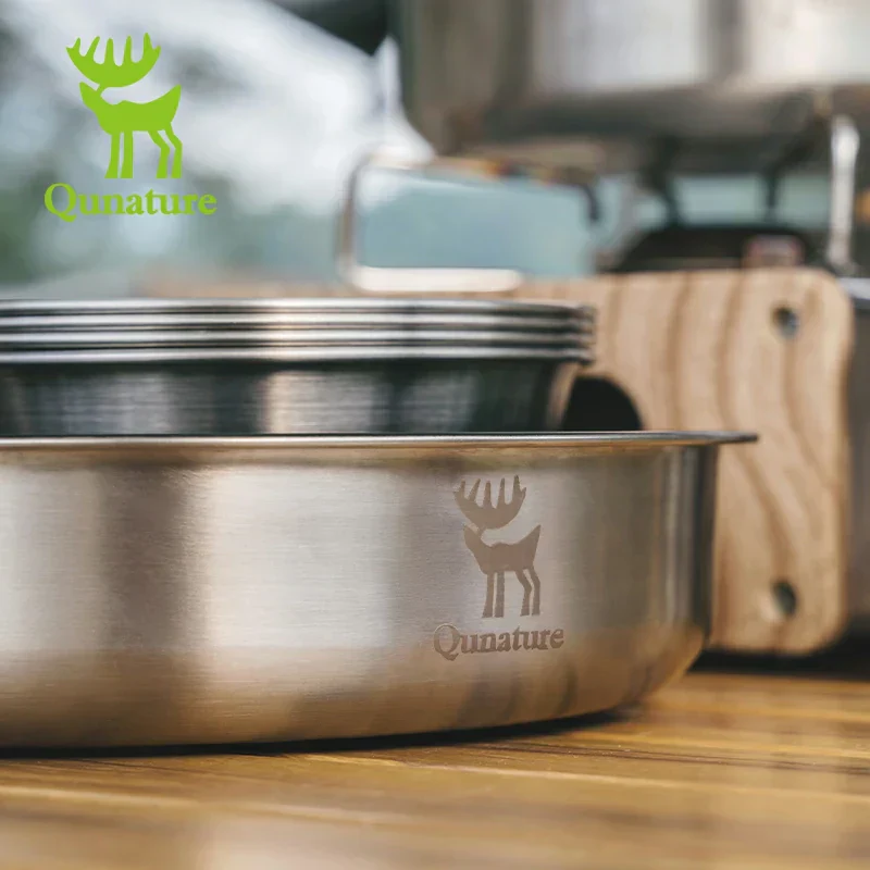 Qunature Non-Stick Stainless Steel Frying Pan with Detachable Handle - Image 6