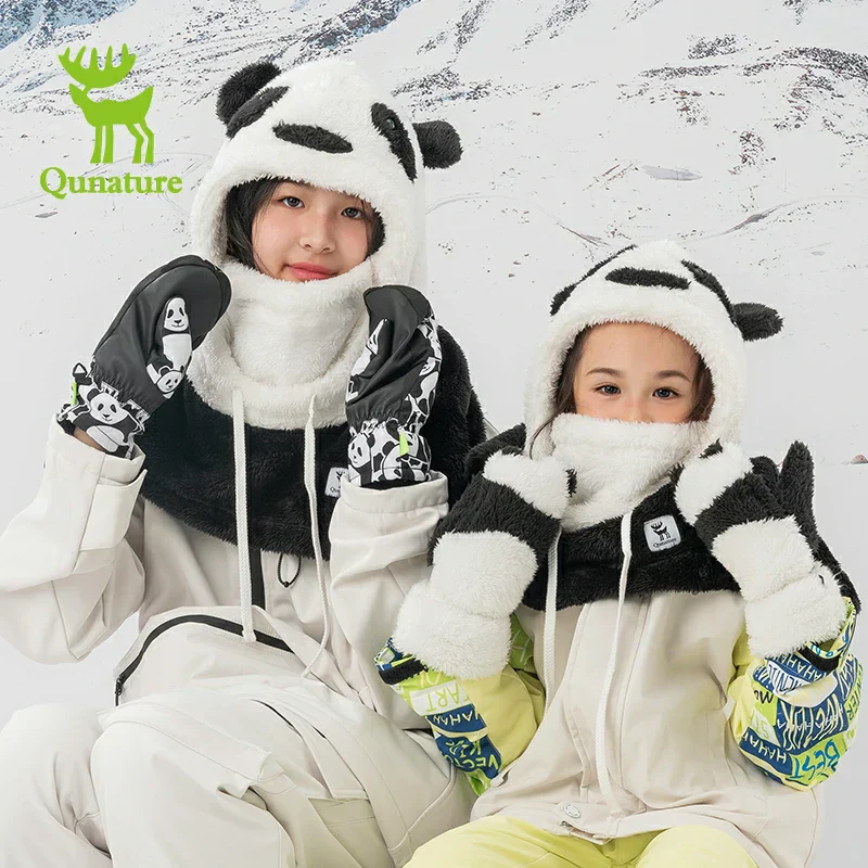 Qunature Panda Ski Gloves | Secure Grip & Warmth for Families - Image 5