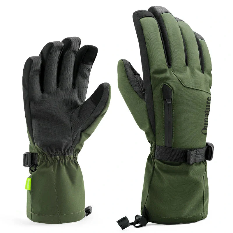 Qunature Ski Gloves Multi-Fabric, Touchscreen, Warmth Lock - Image 4