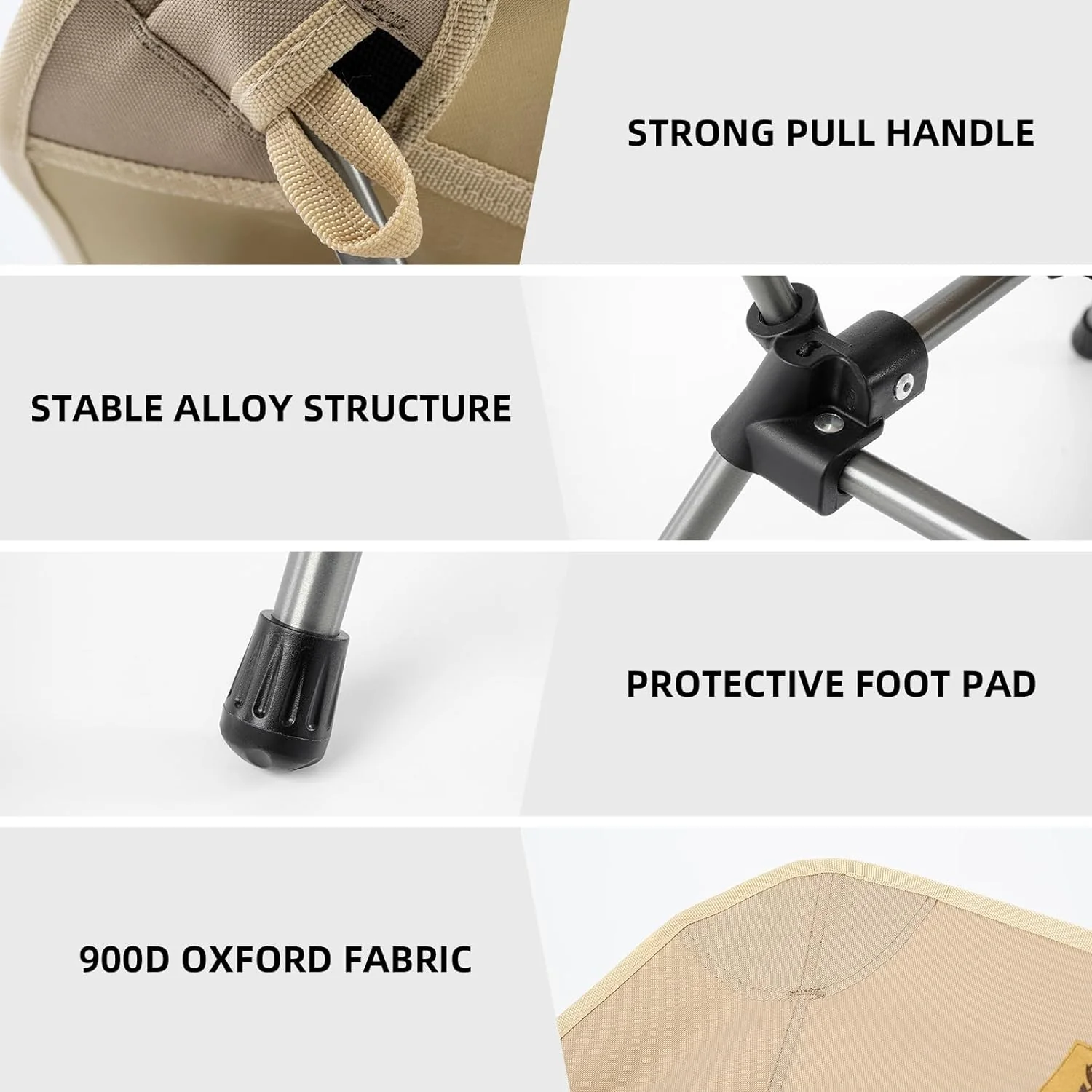 Qunature Ultra Lightweight Folding Camp Chair with Storage Bag Supports 260 lbs - Image 12