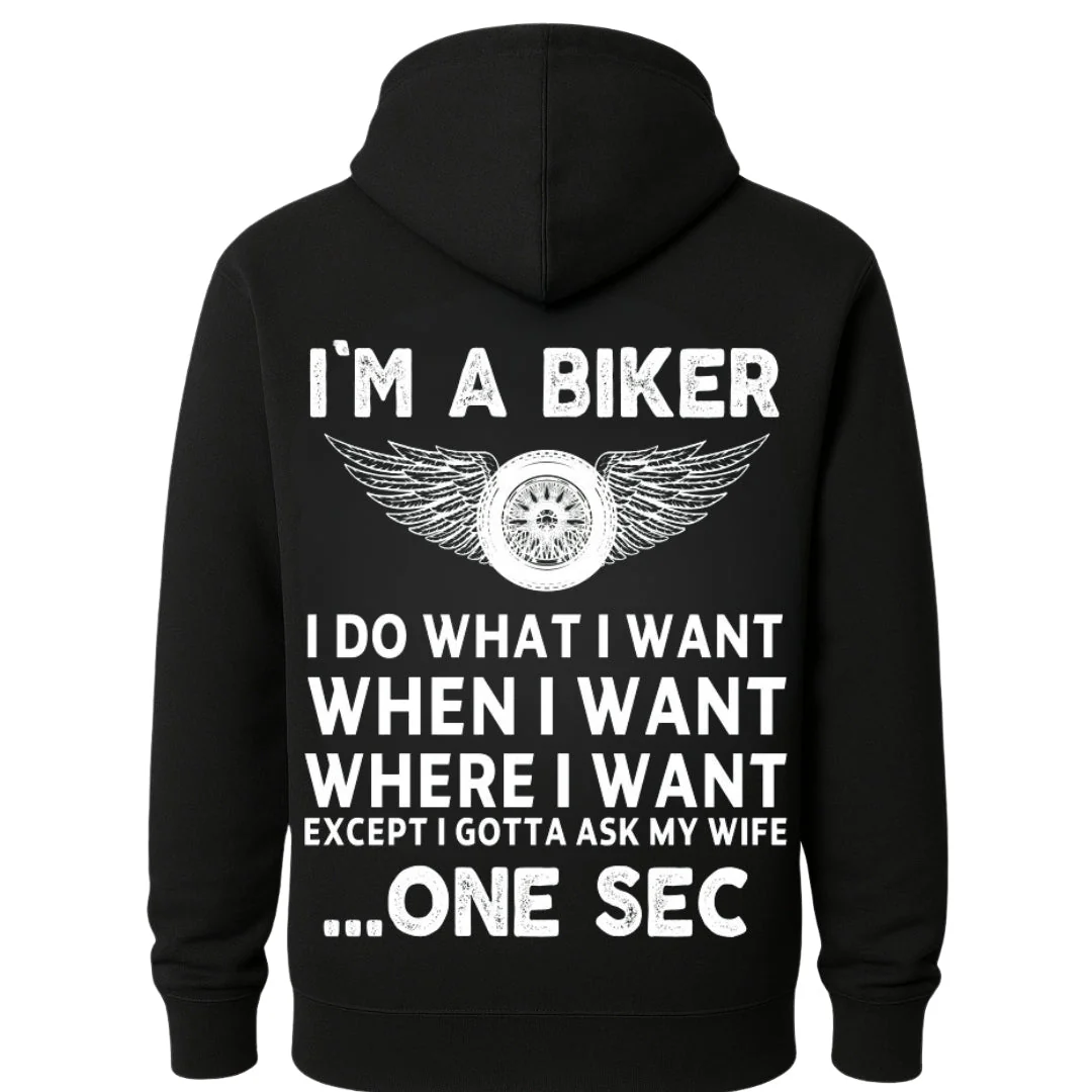 Quotes Biker Hoodie - Image 12