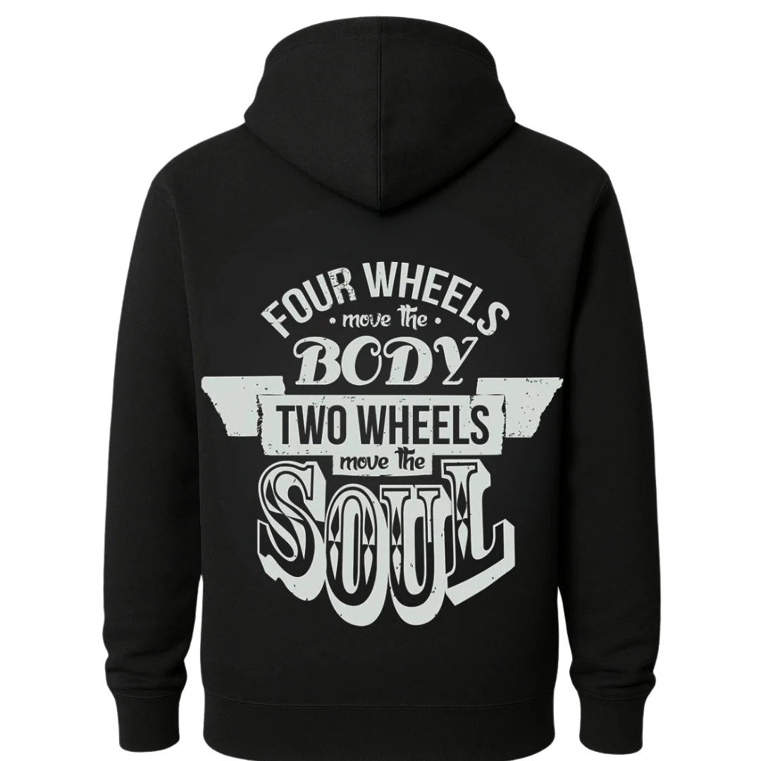 Quotes Biker Hoodie - Image 8
