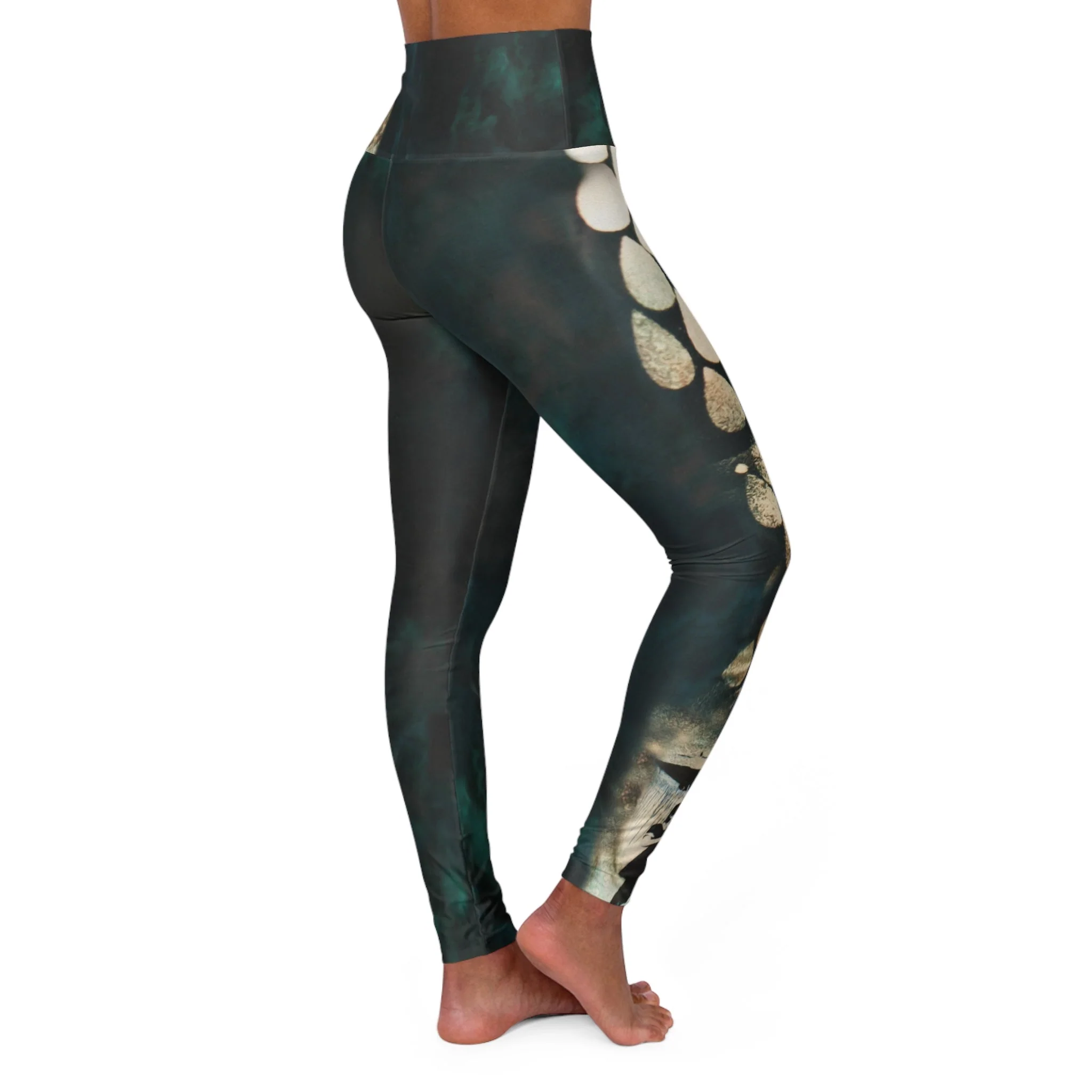 Rain Drop Yoga Leggings - Image 5