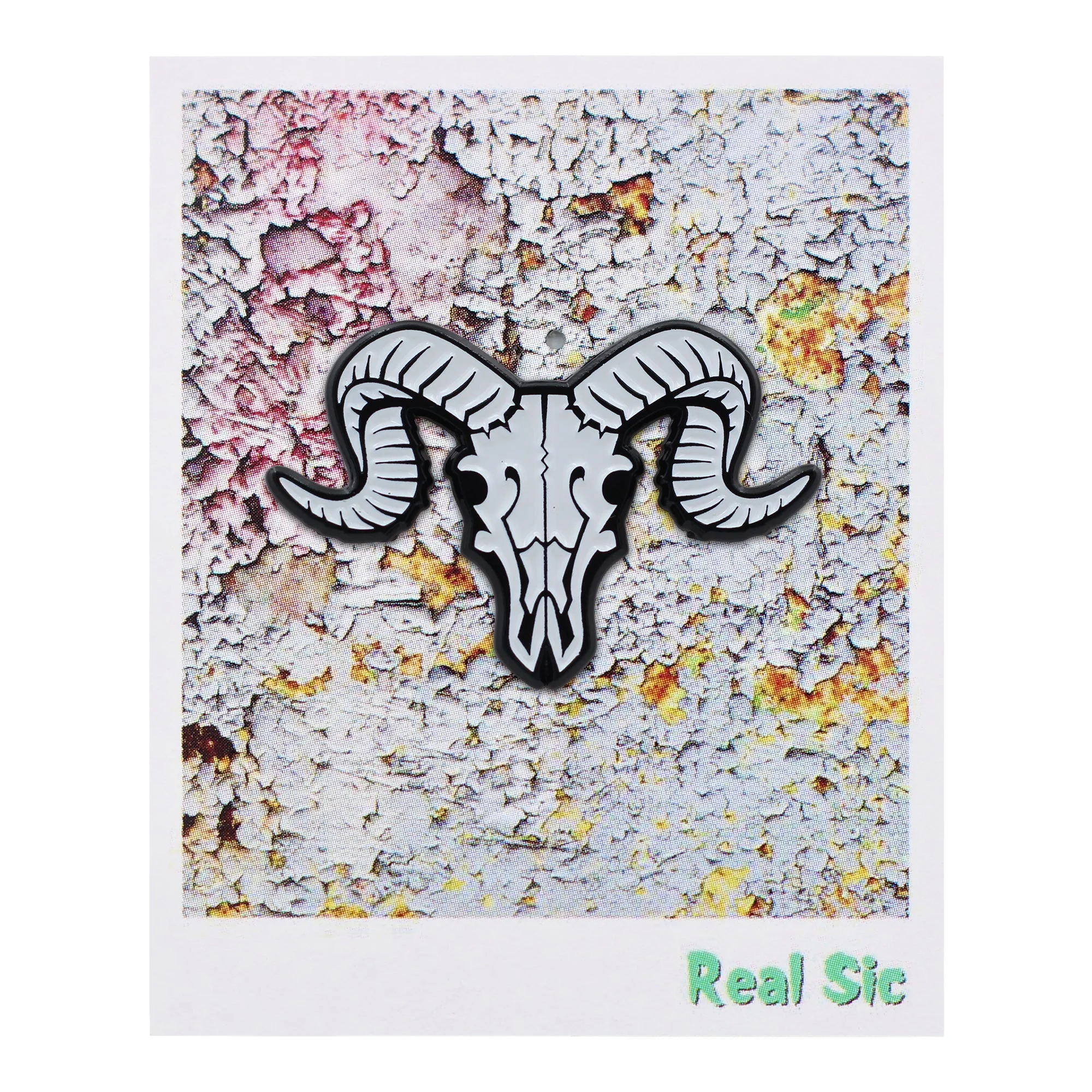 Ram Skull Pin - Occult / Baphomet Enamel Pin - Image 5
