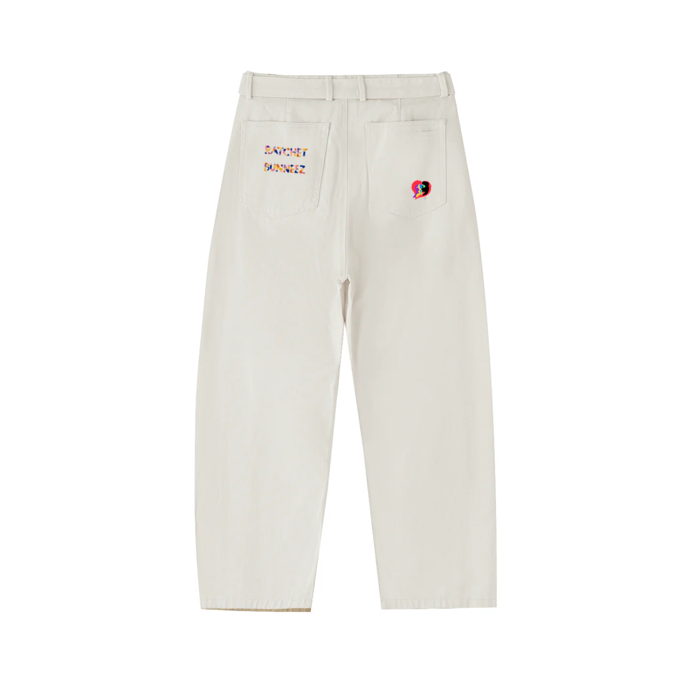RaTChet BunneeZ Belted Barrel-leg Chino Pants - Image 7