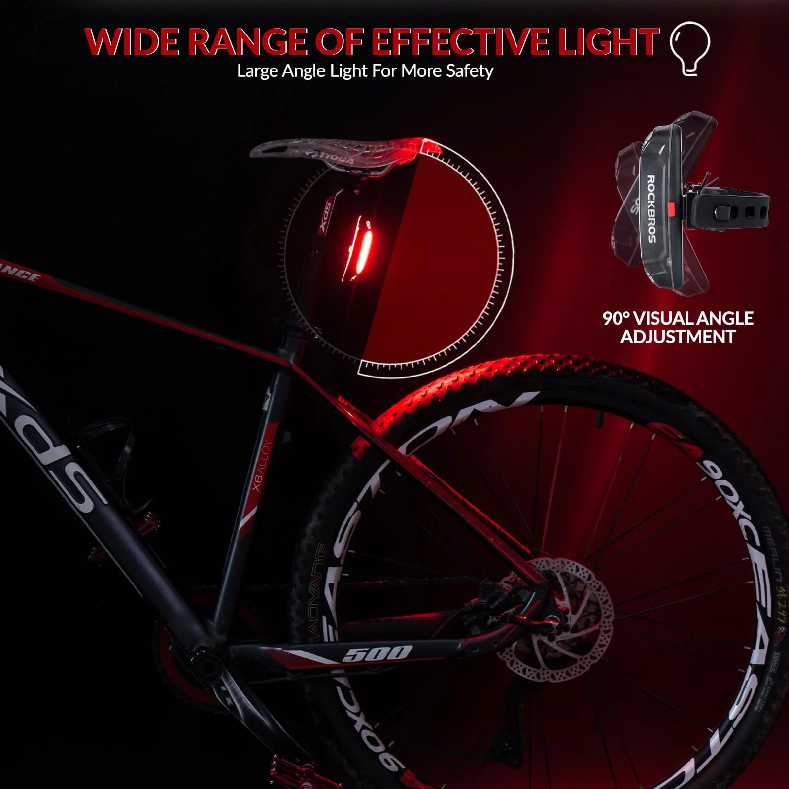 Rear Bike Light USB Rechargeable - Image 8