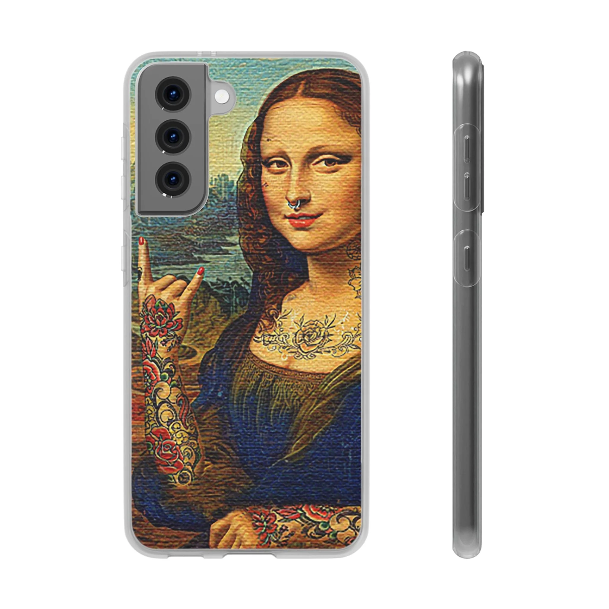 Rebel Mona Lisa Flexi Phone Case - Image 11