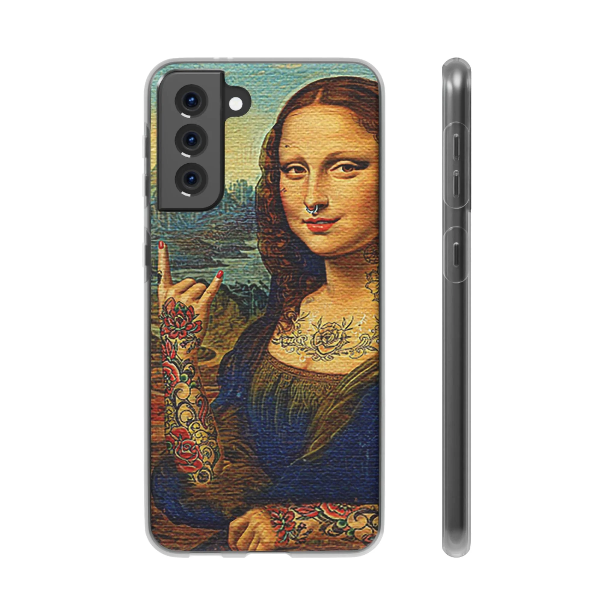 Rebel Mona Lisa Flexi Phone Case - Image 12