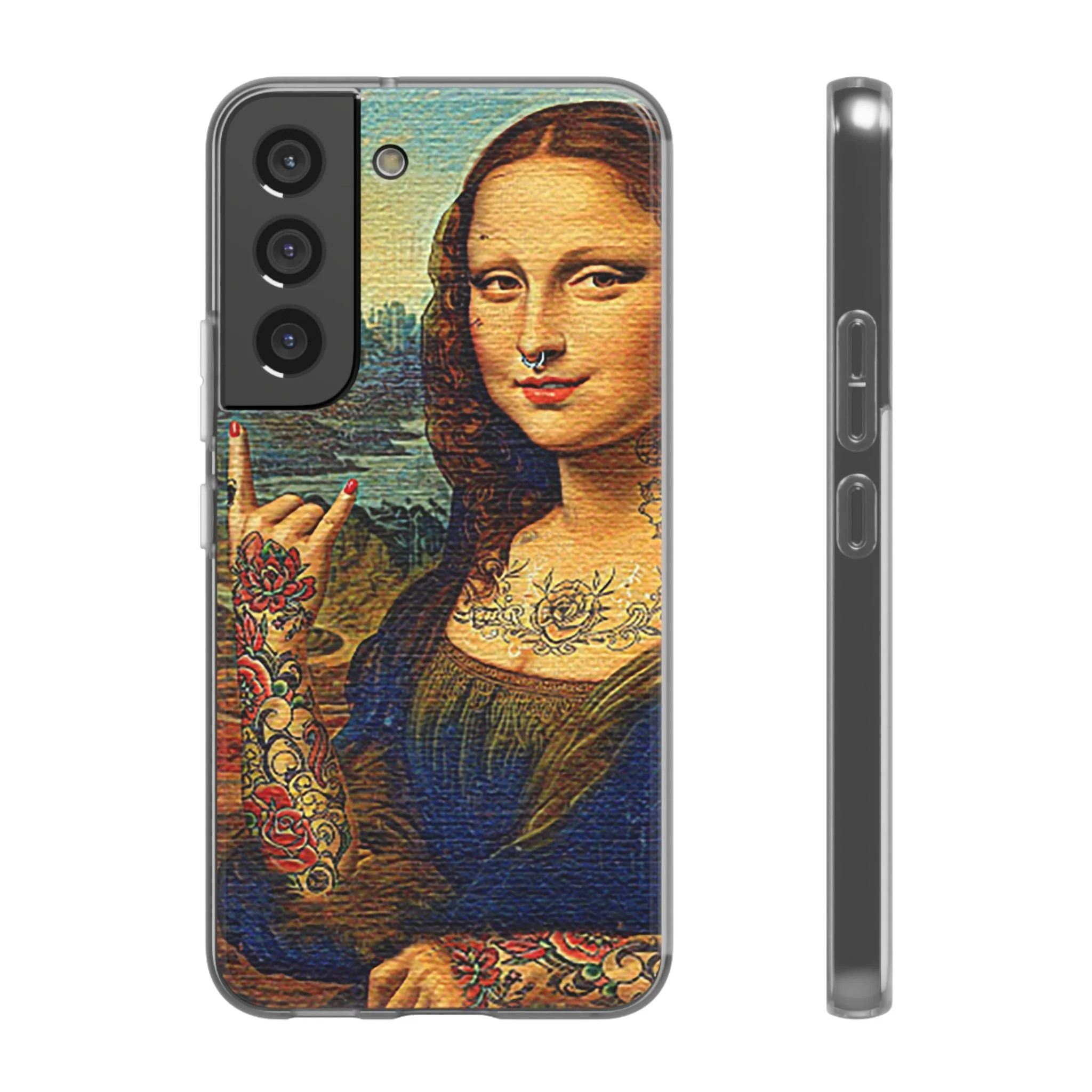 Rebel Mona Lisa Flexi Phone Case - Image 13