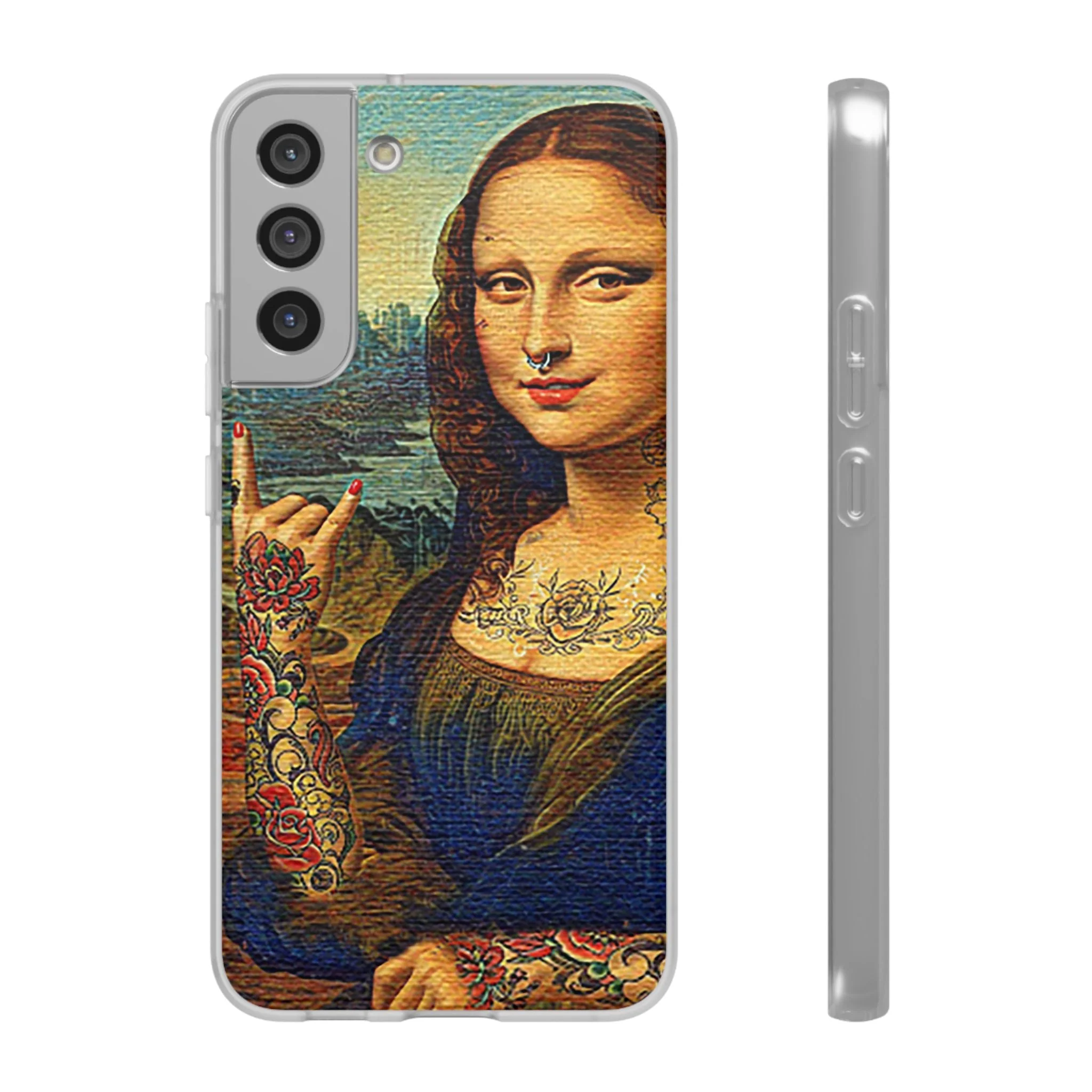 Rebel Mona Lisa Flexi Phone Case - Image 14