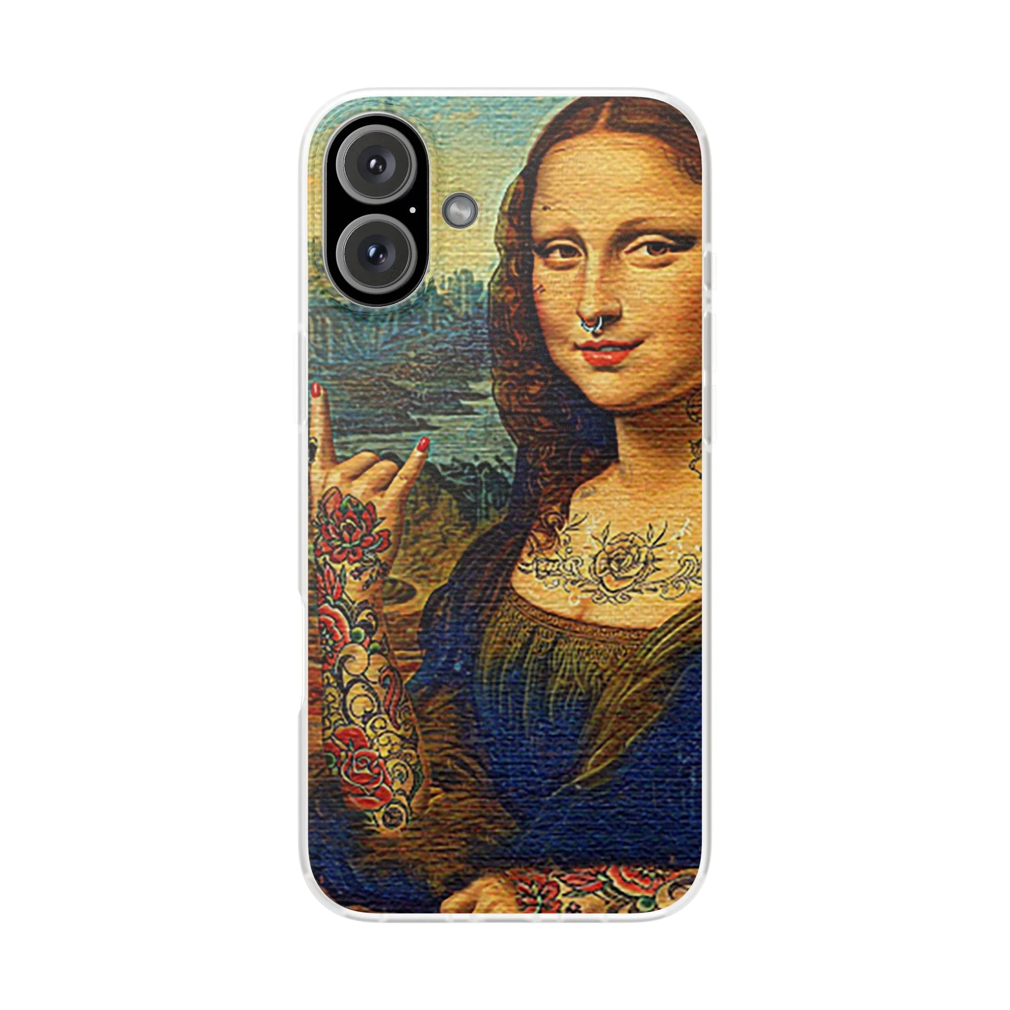 Rebel Mona Lisa Flexi Phone Case - Image 26