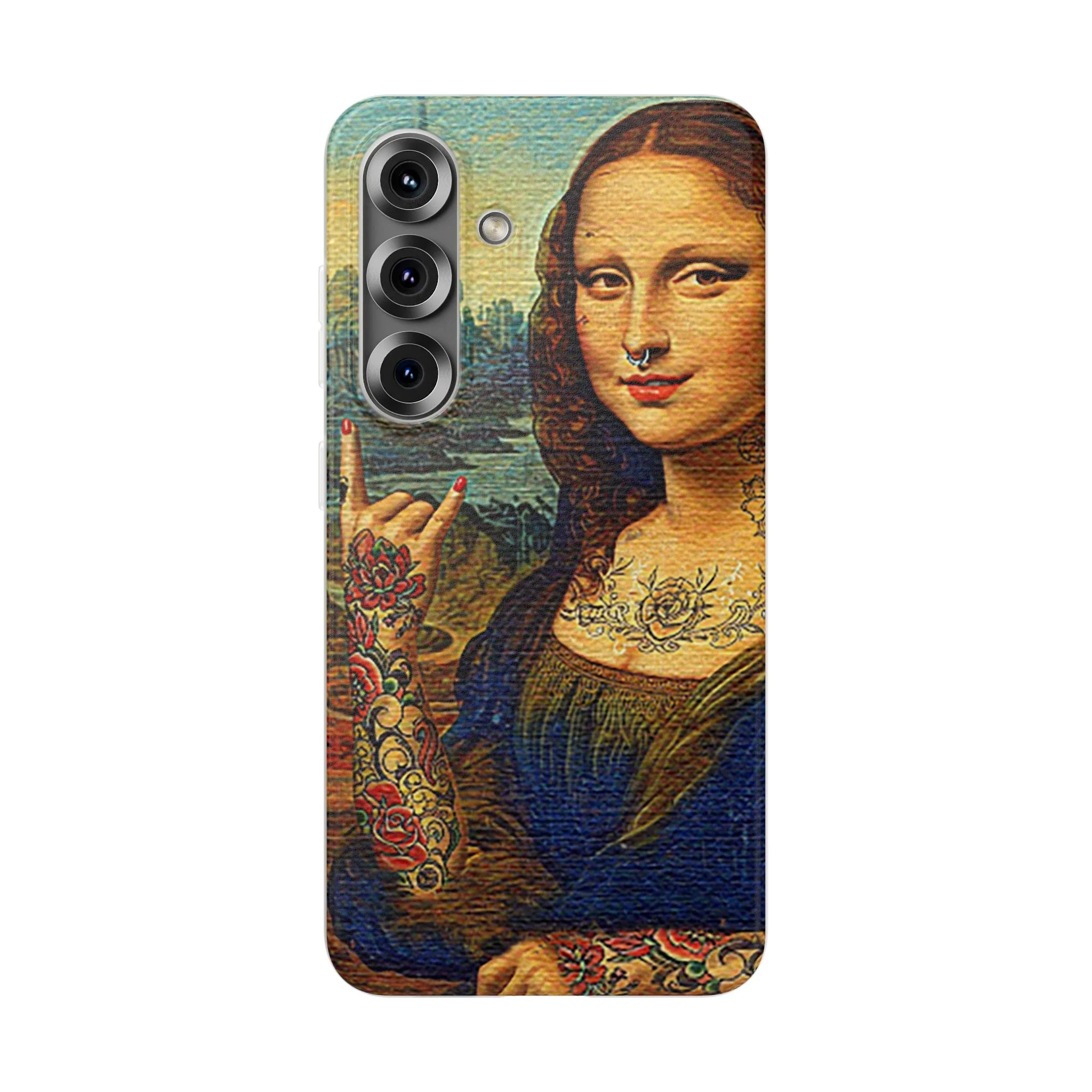 Rebel Mona Lisa Flexi Phone Case - Image 27
