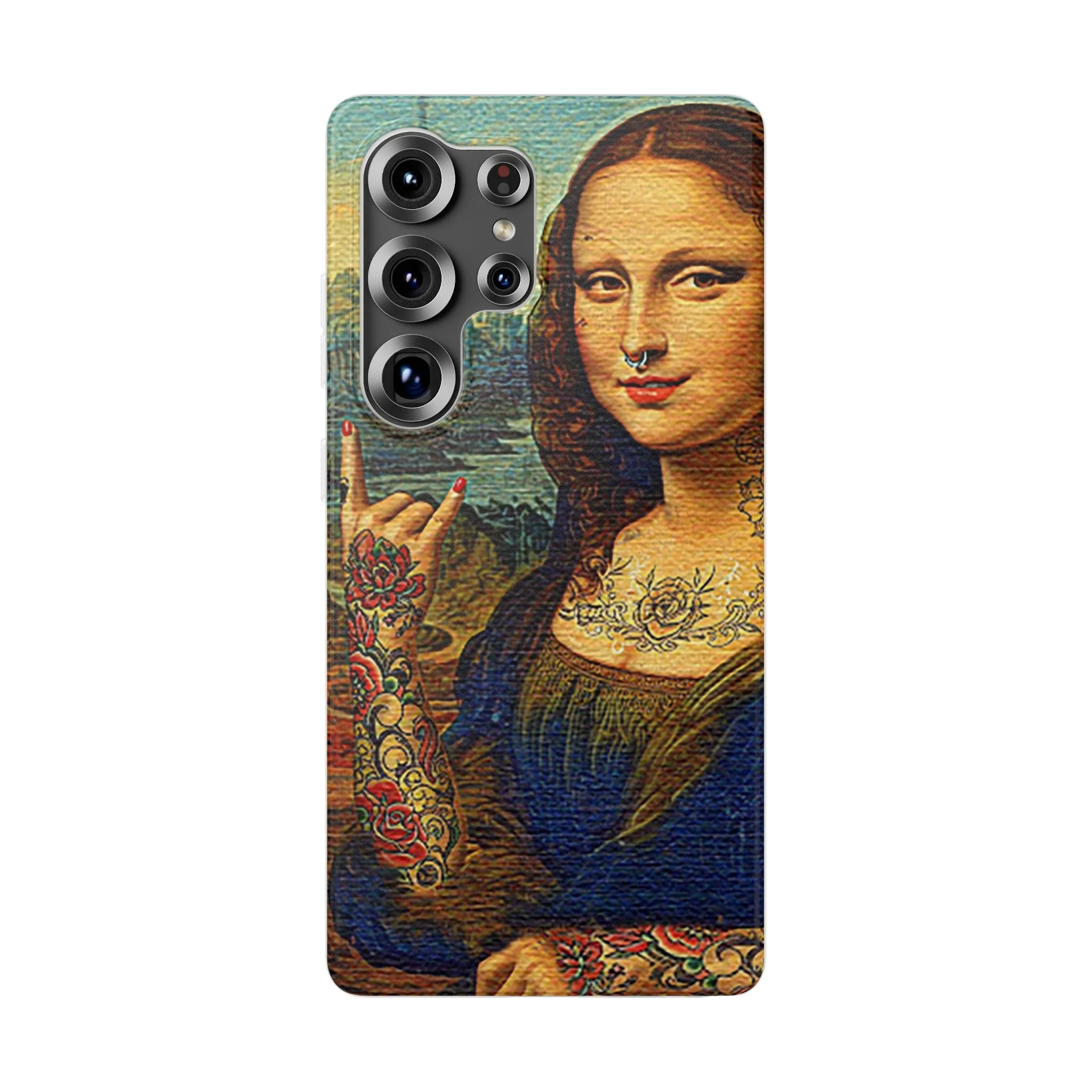 Rebel Mona Lisa Flexi Phone Case - Image 29