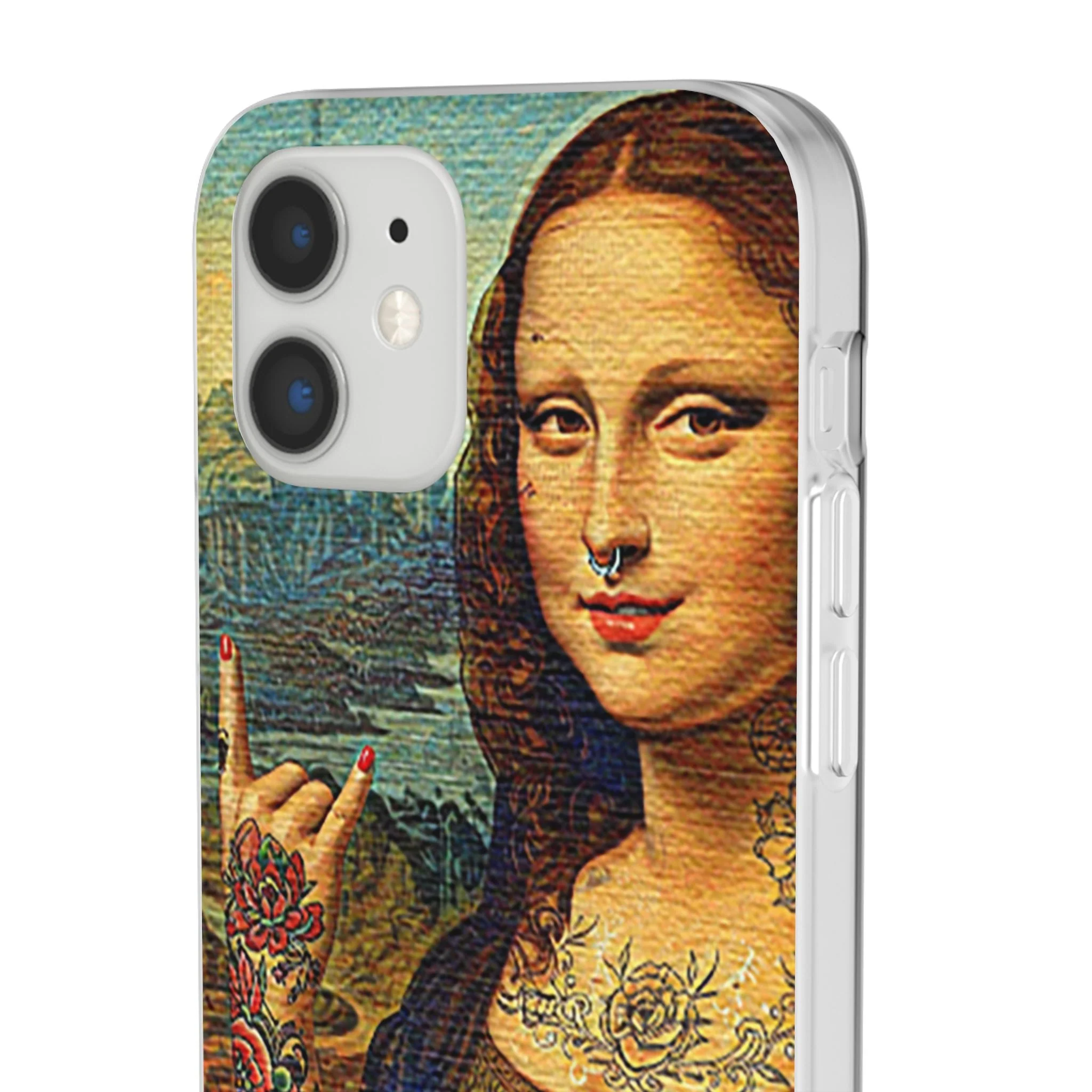 Rebel Mona Lisa Flexi Phone Case - Image 42