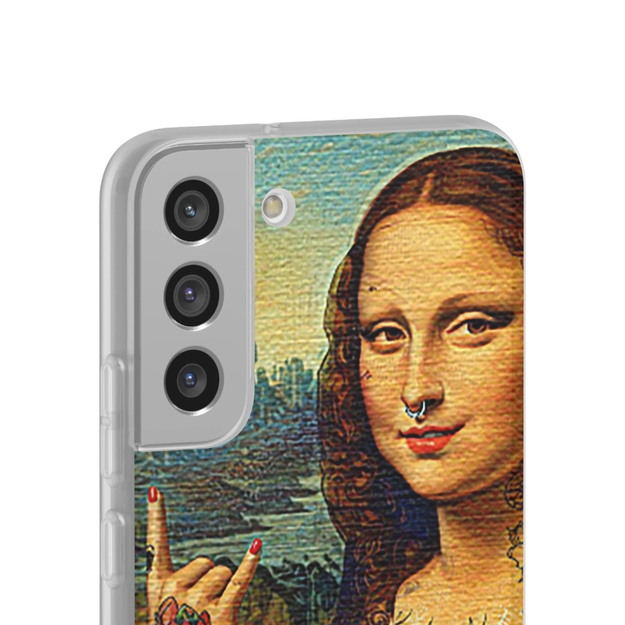 Rebel Mona Lisa Flexi Phone Case - Image 56