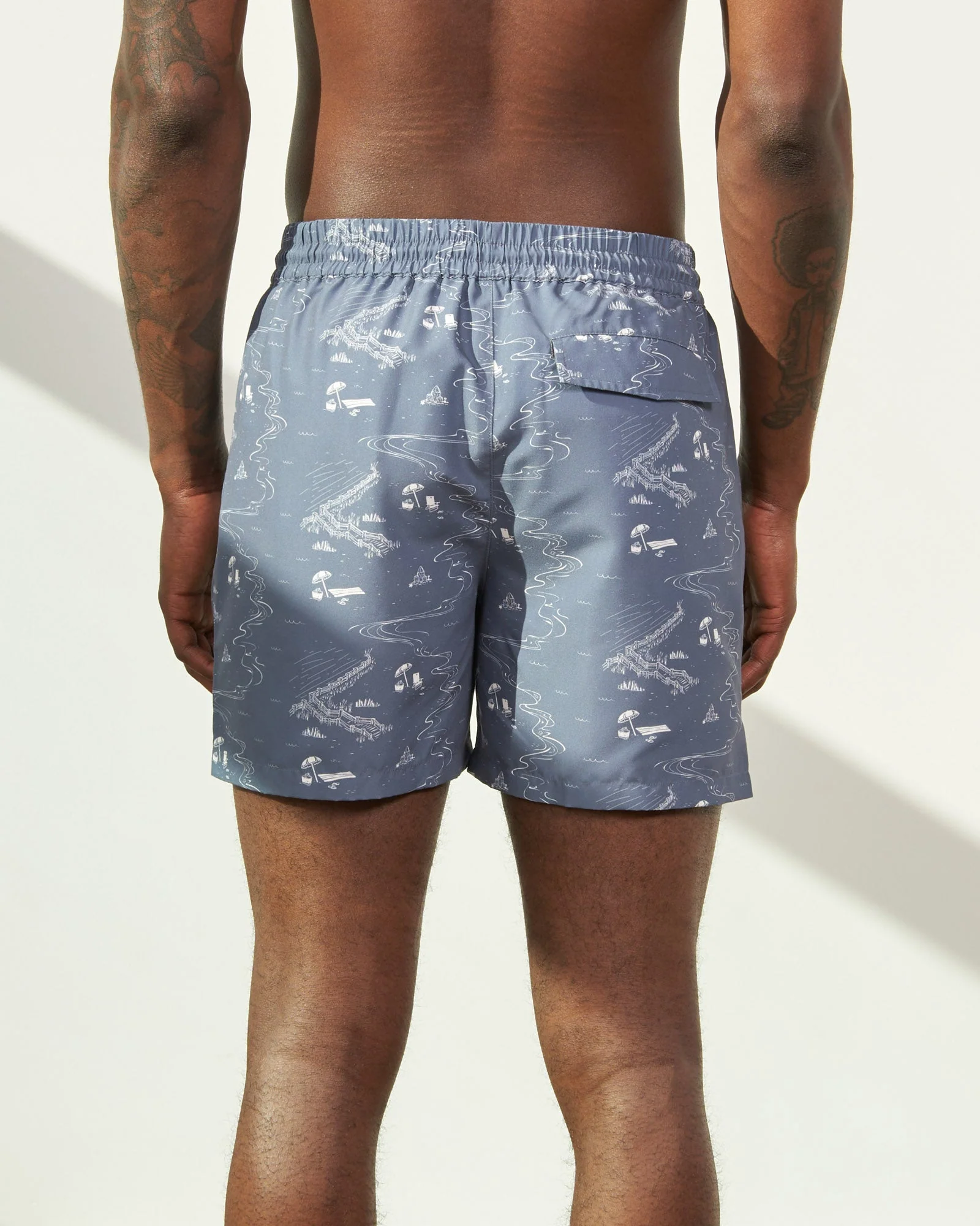 Recycled Swim Trunk - 5" - Image 9