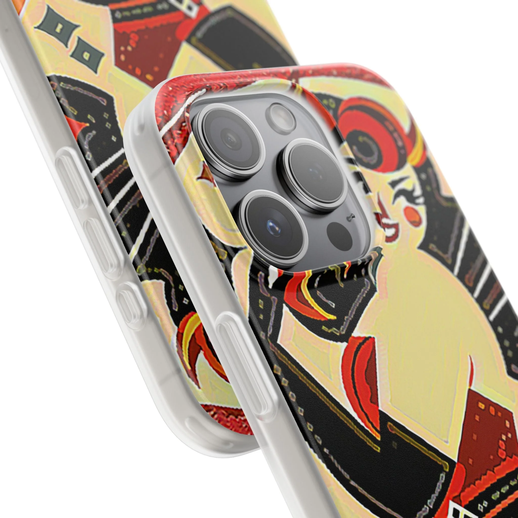 Red & Black Female Devil Flexi Phone Case - Image 115