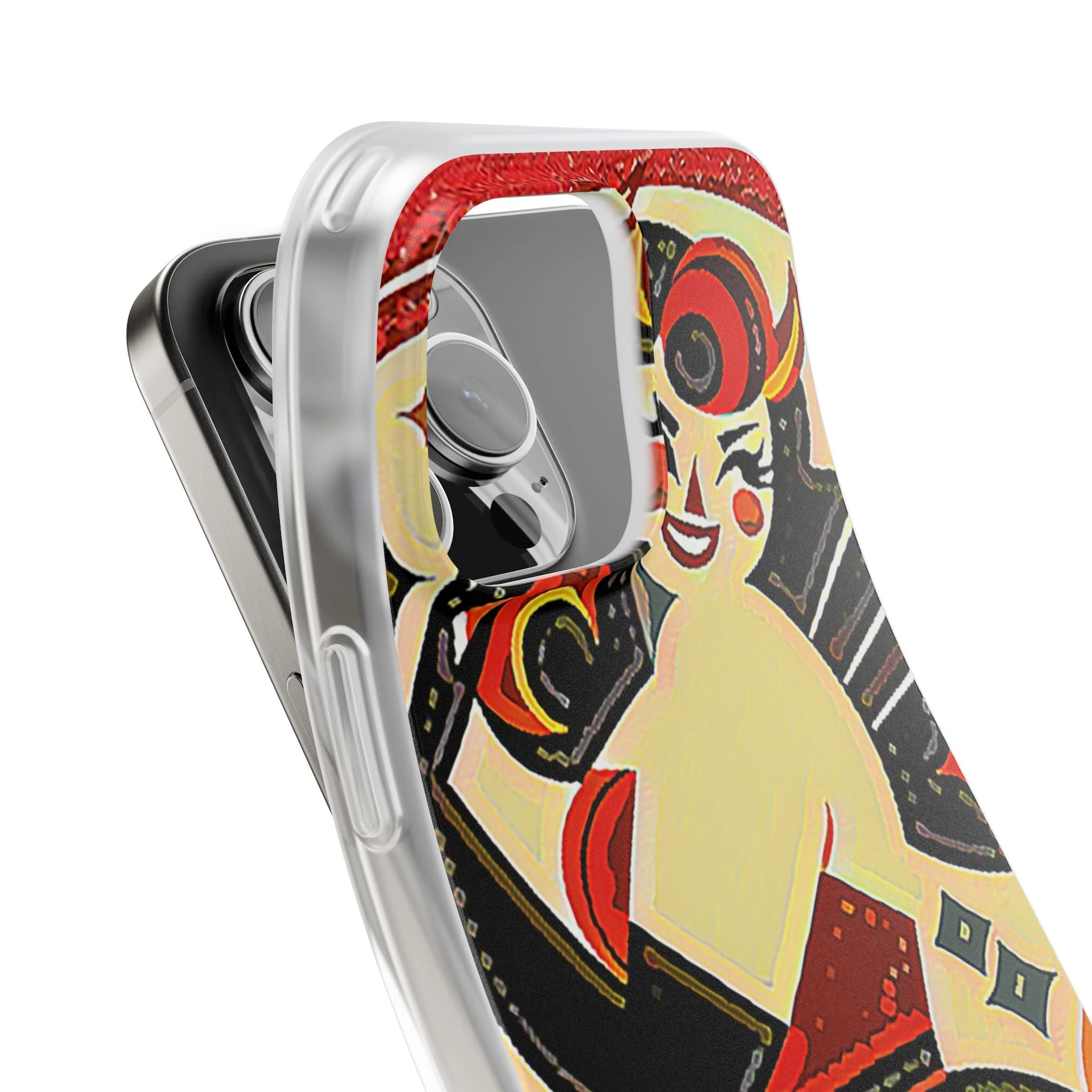 Red & Black Female Devil Flexi Phone Case - Image 126