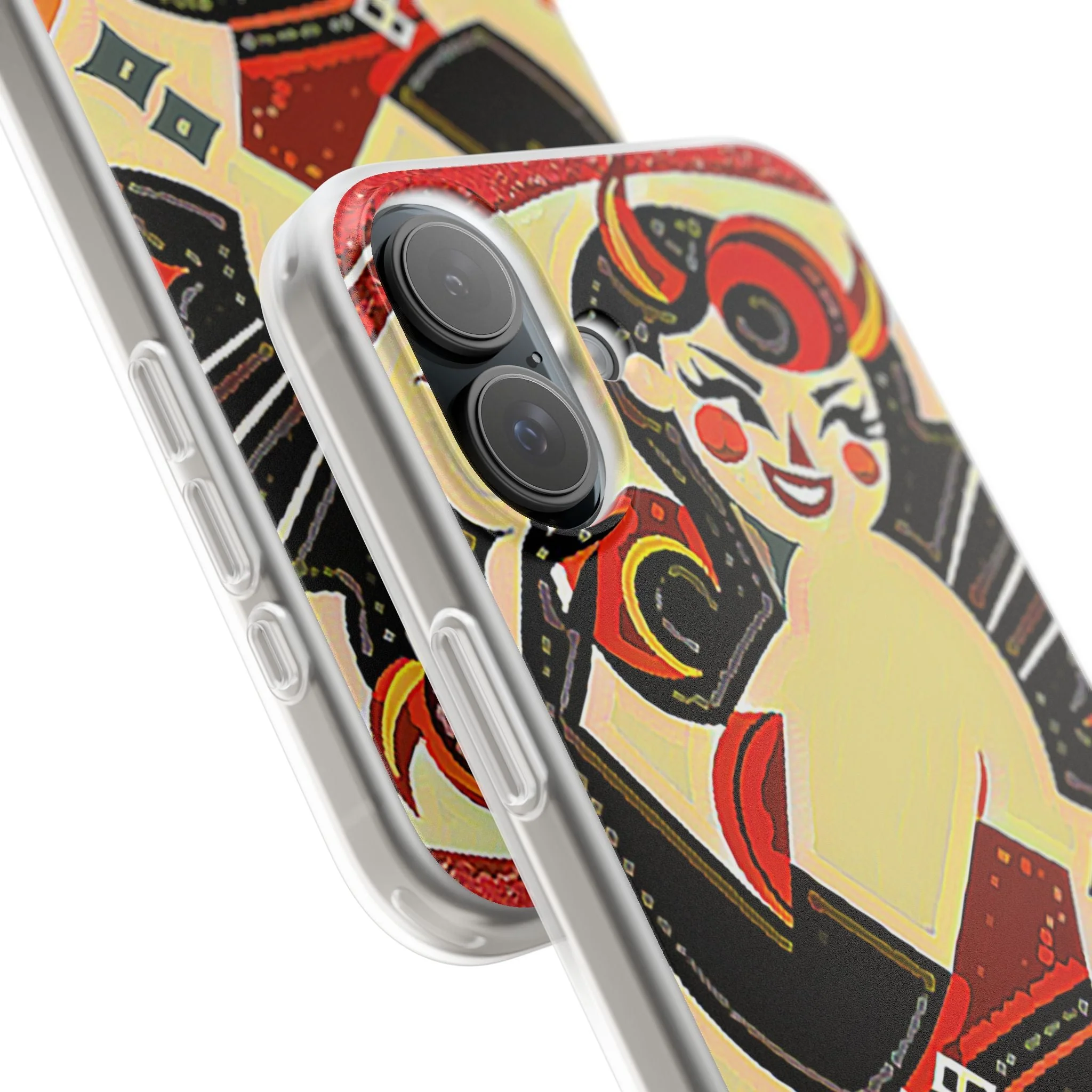 Red & Black Female Devil Flexi Phone Case - Image 129