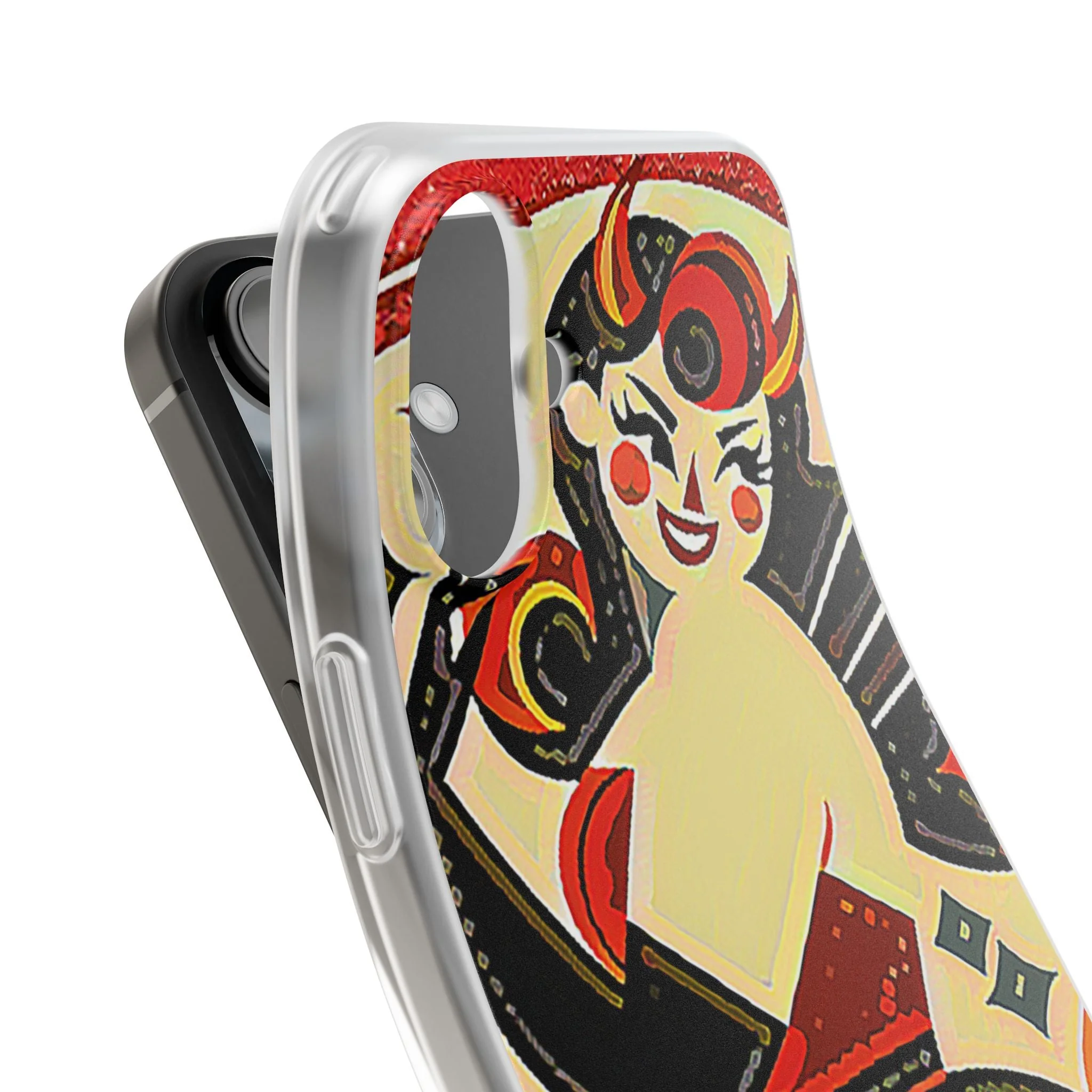 Red & Black Female Devil Flexi Phone Case - Image 130