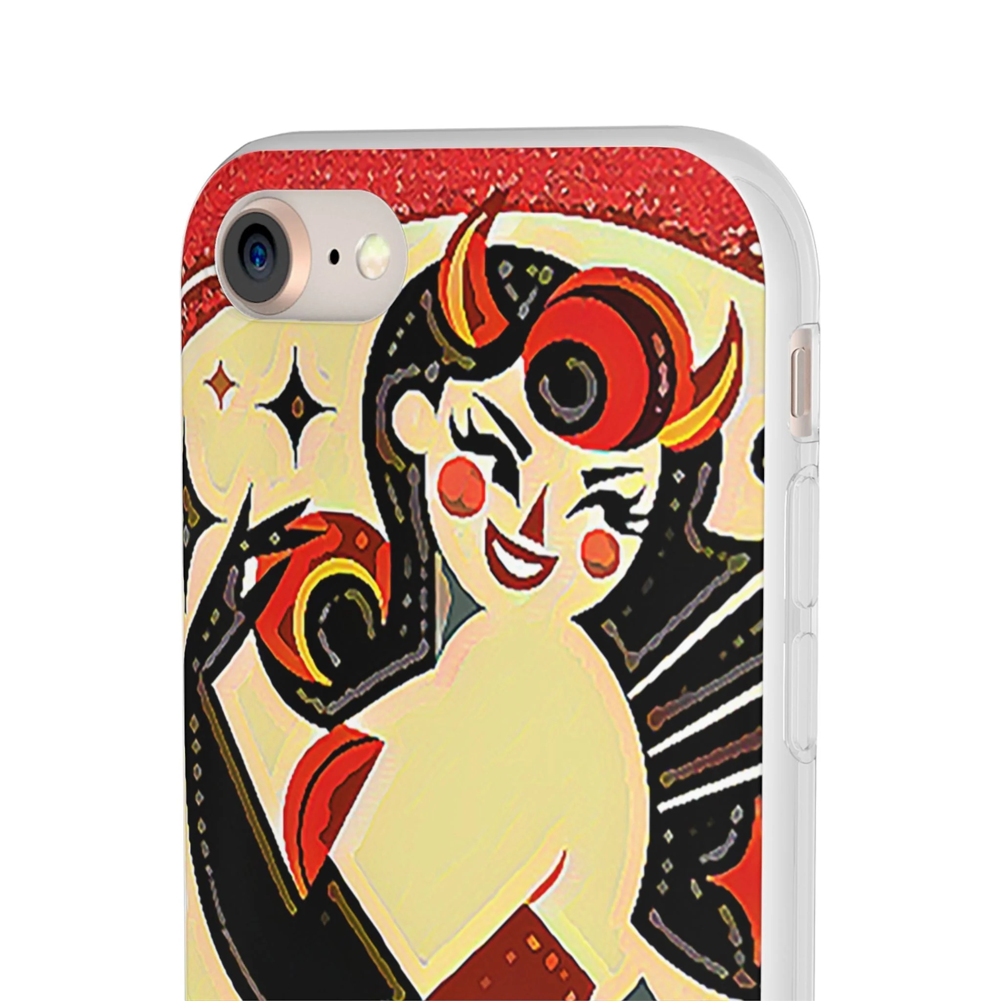 Red & Black Female Devil Flexi Phone Case - Image 46