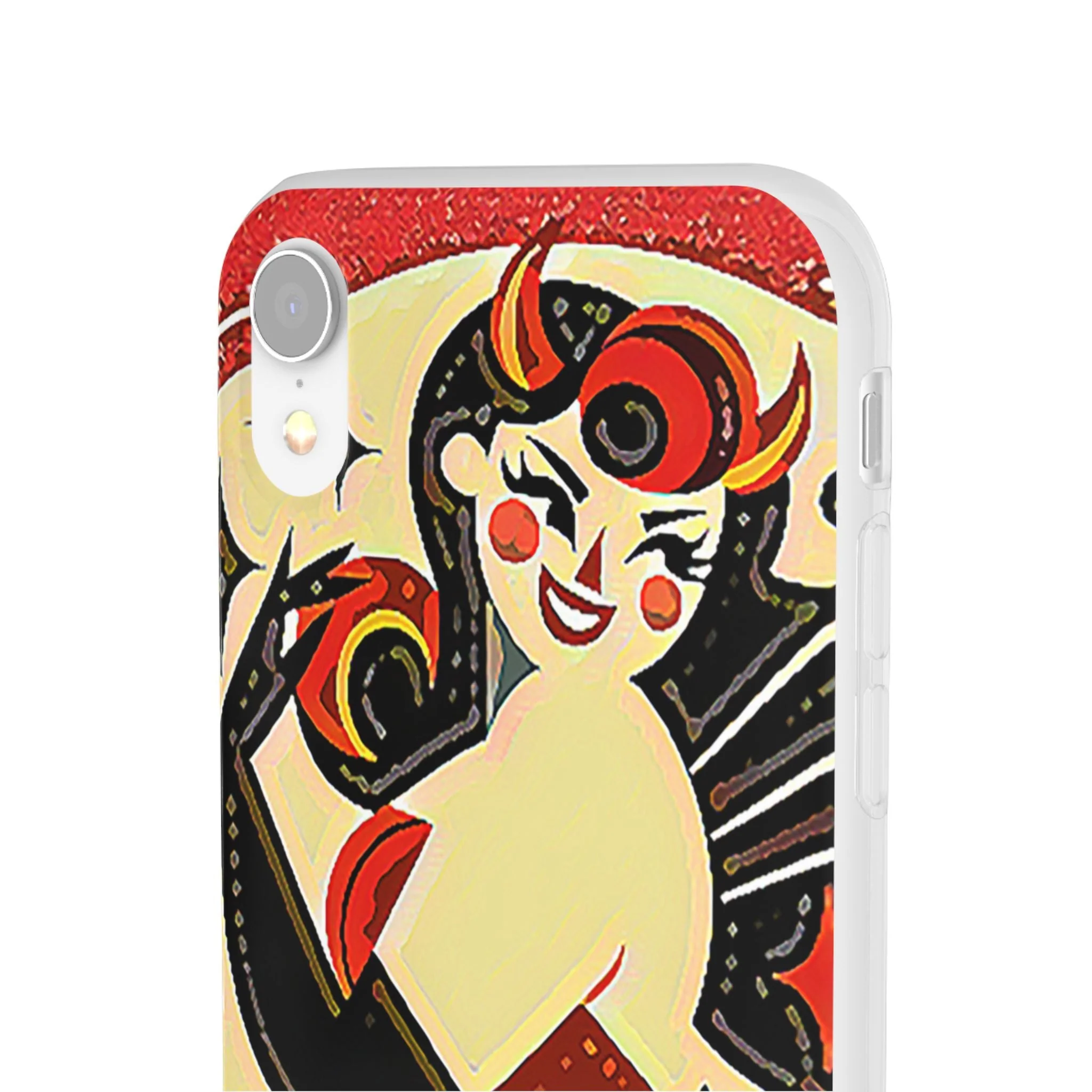 Red & Black Female Devil Flexi Phone Case - Image 56