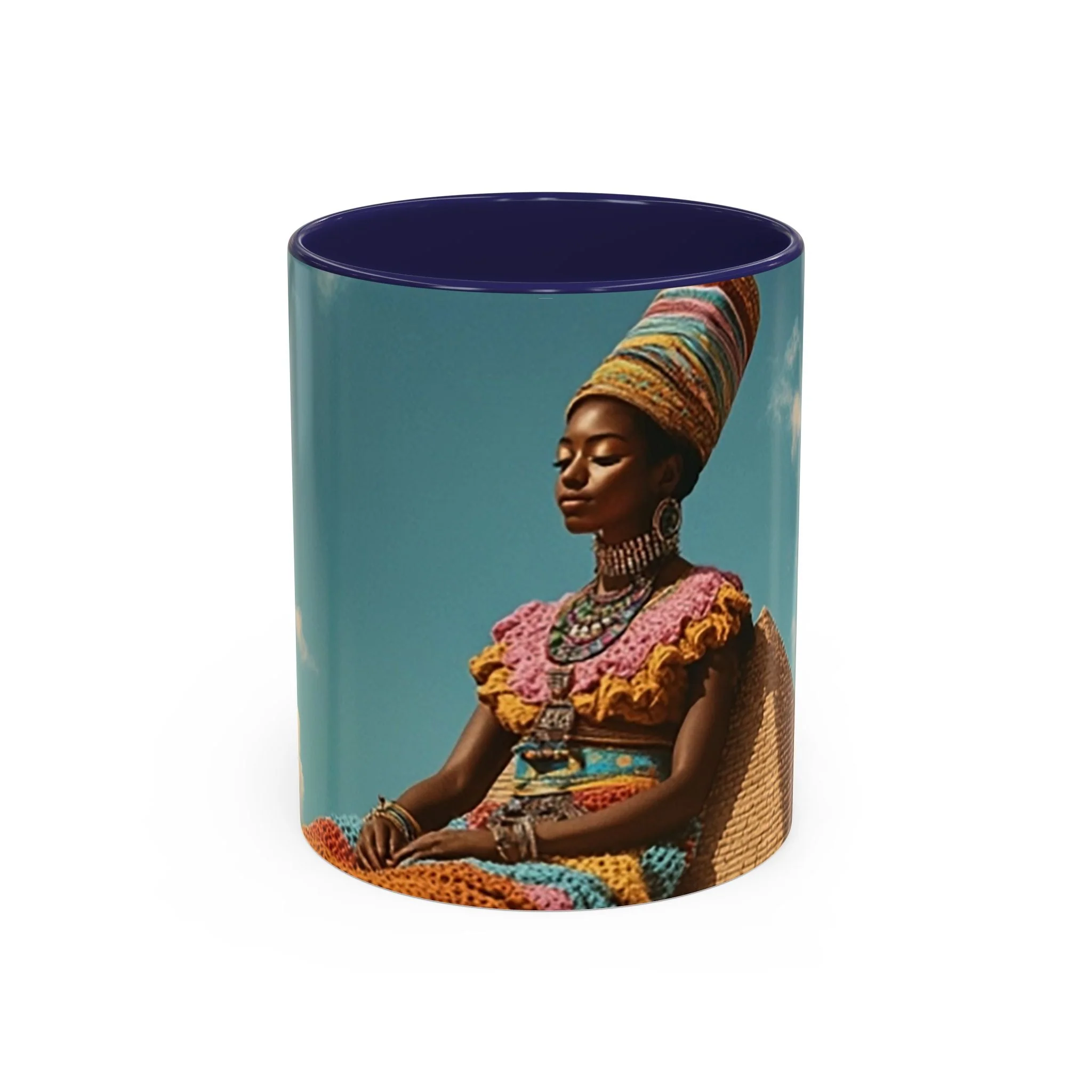Resting Tall Aziza & Fae Accent Coffee Mug - Image 6