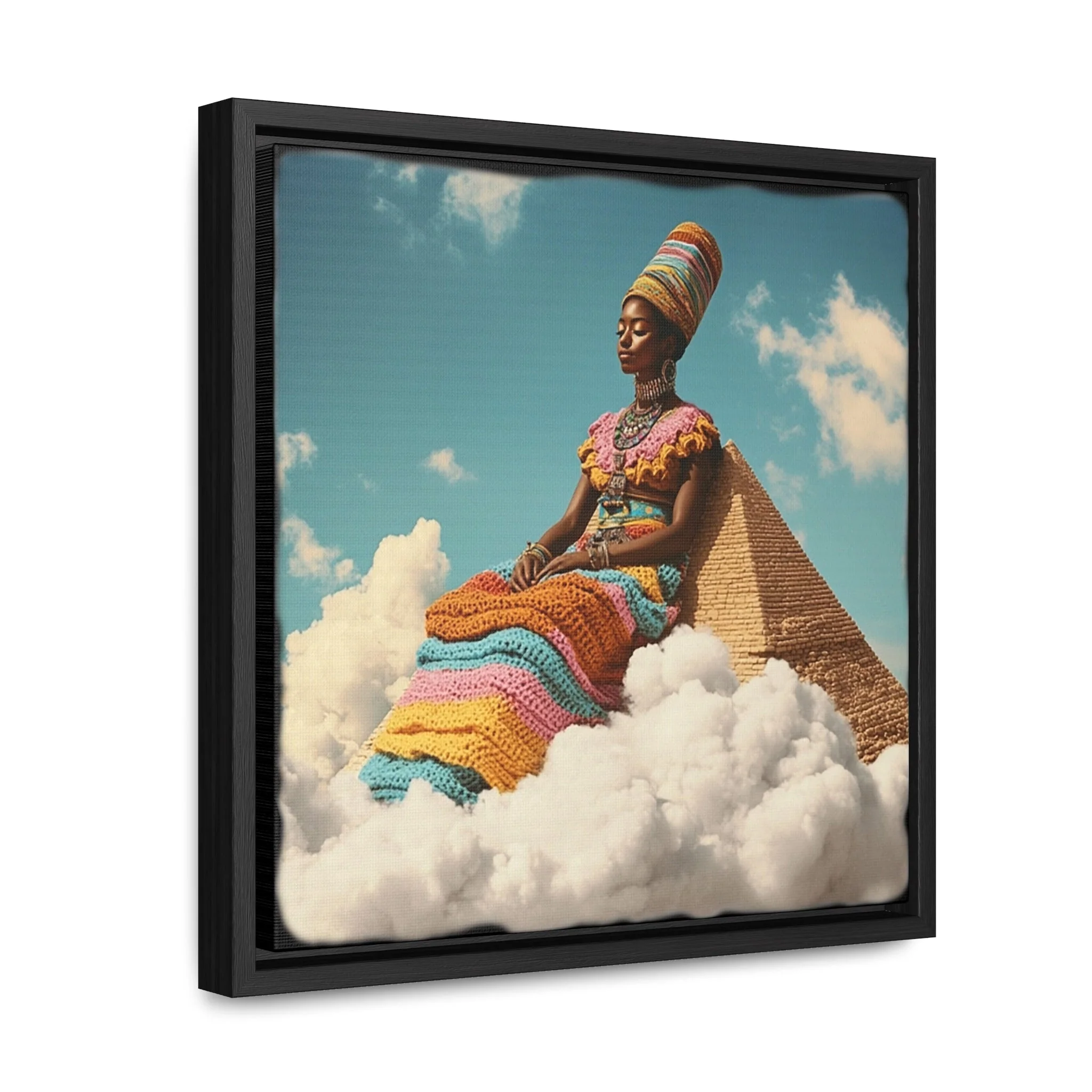Resting Tall Aziza & Fae Gallery Canvas Wraps Square Frame - Image 12