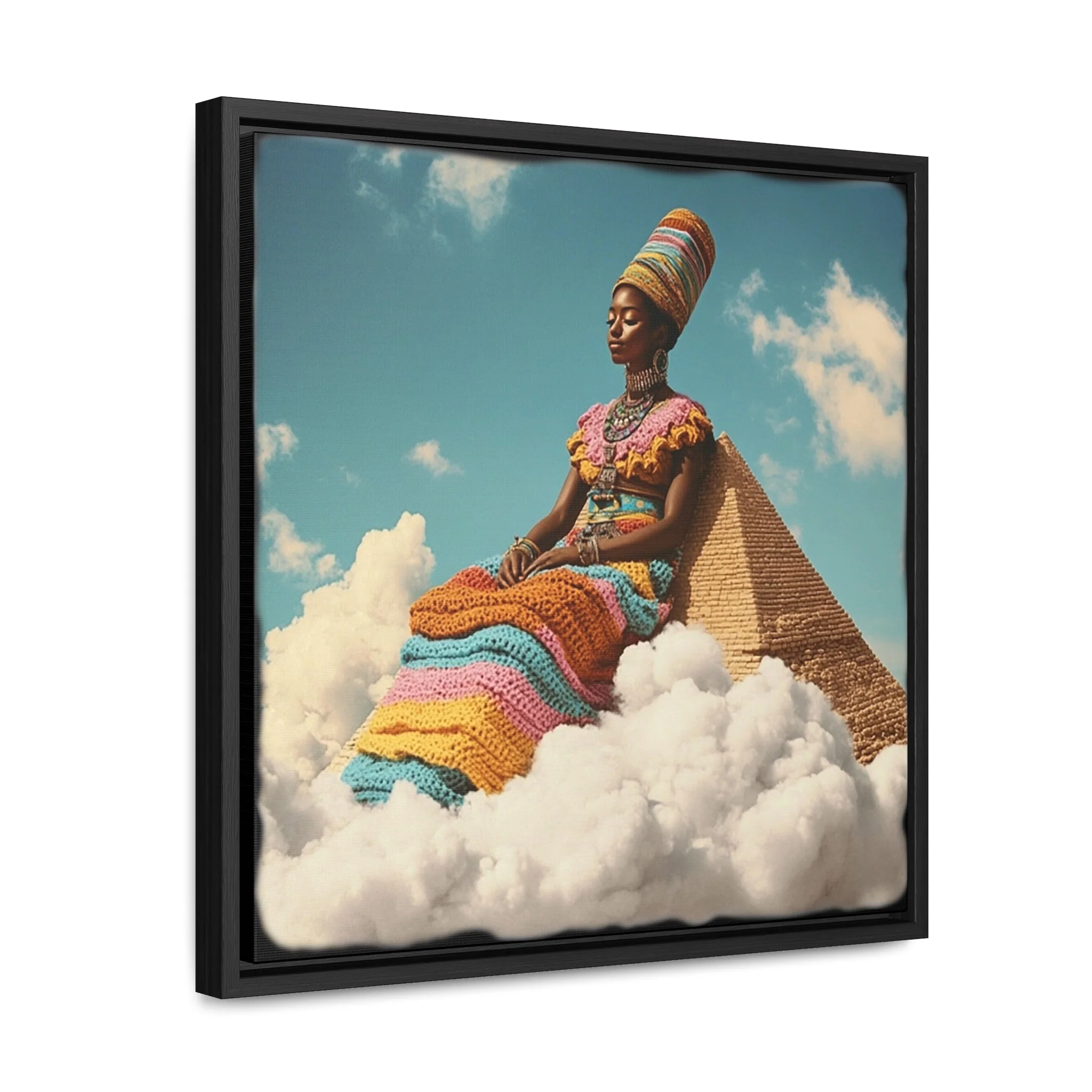 Resting Tall Aziza & Fae Gallery Canvas Wraps Square Frame - Image 15