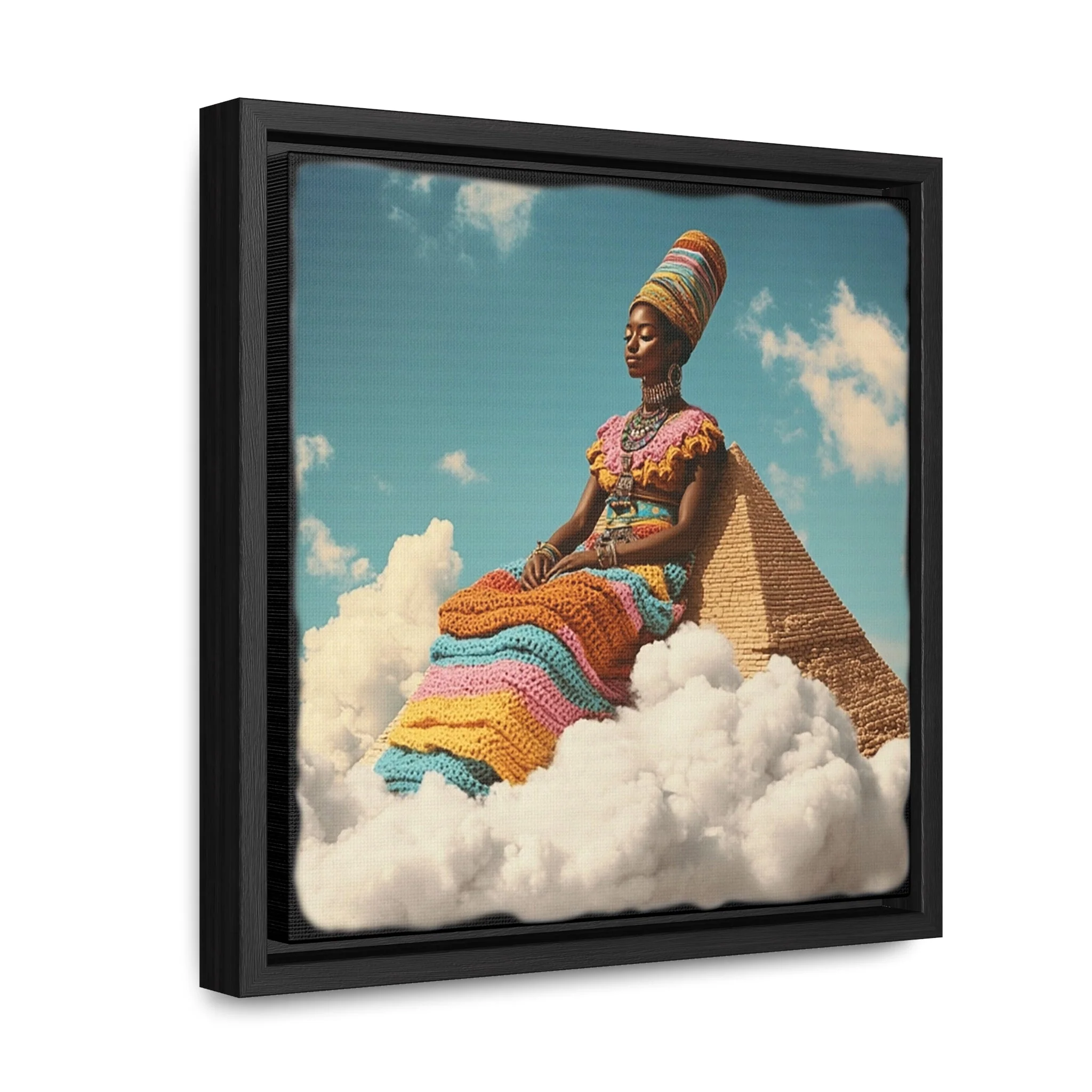 Resting Tall Aziza & Fae Gallery Canvas Wraps Square Frame - Image 9