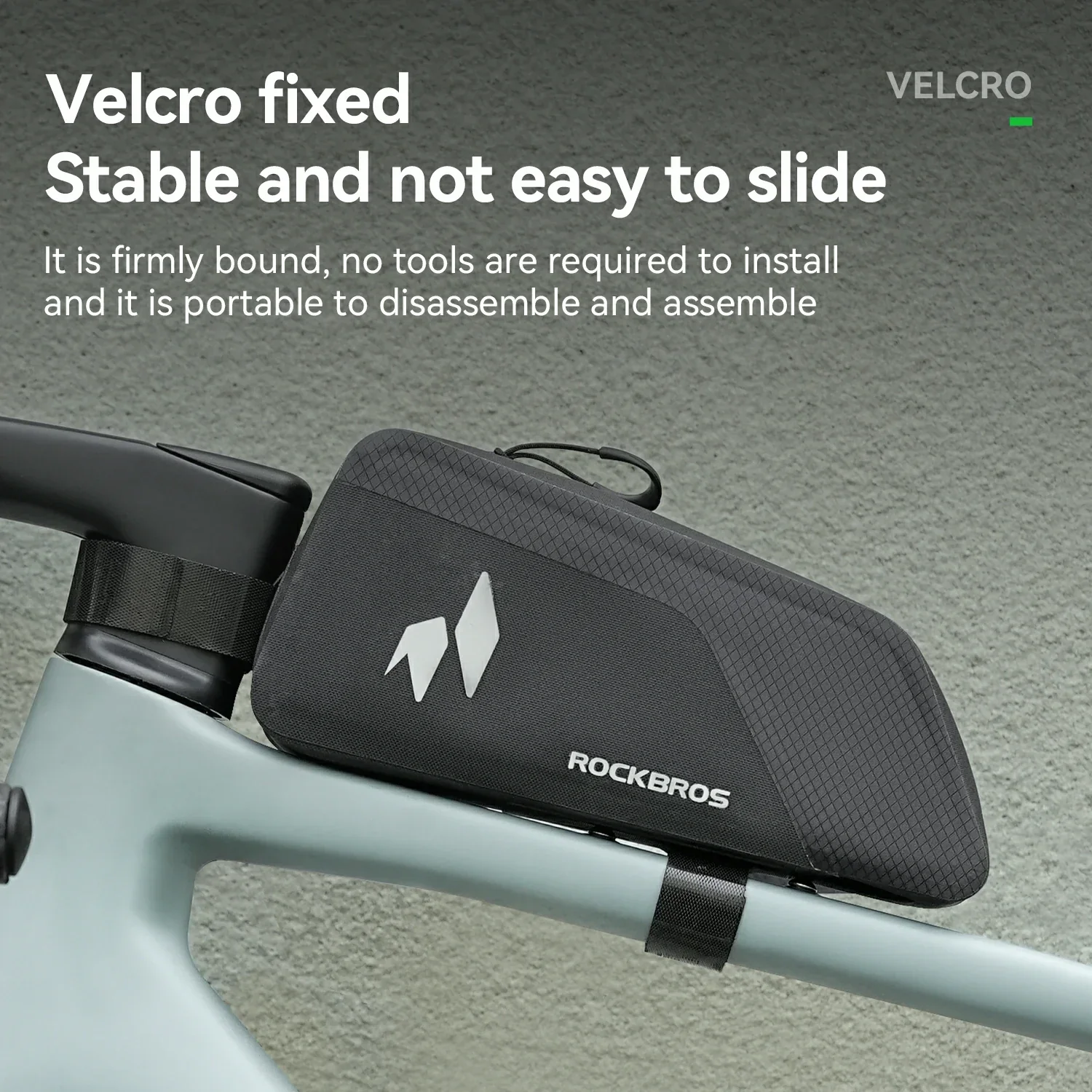 RideMate 100% Waterproof Top Tube Bag 1L - Image 7