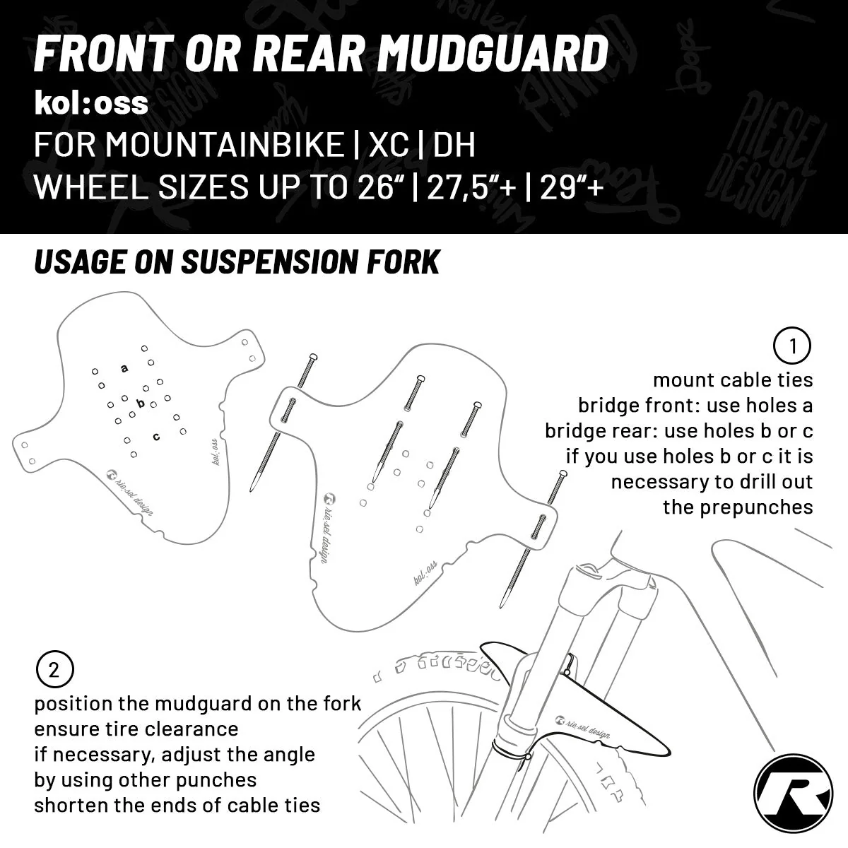 Riesel Design - Front Mudguard - KOL:OSS - Image 14