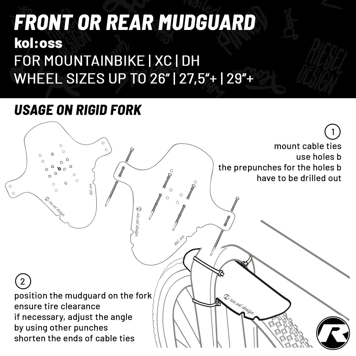 Riesel Design - Front Mudguard - KOL:OSS - Image 15