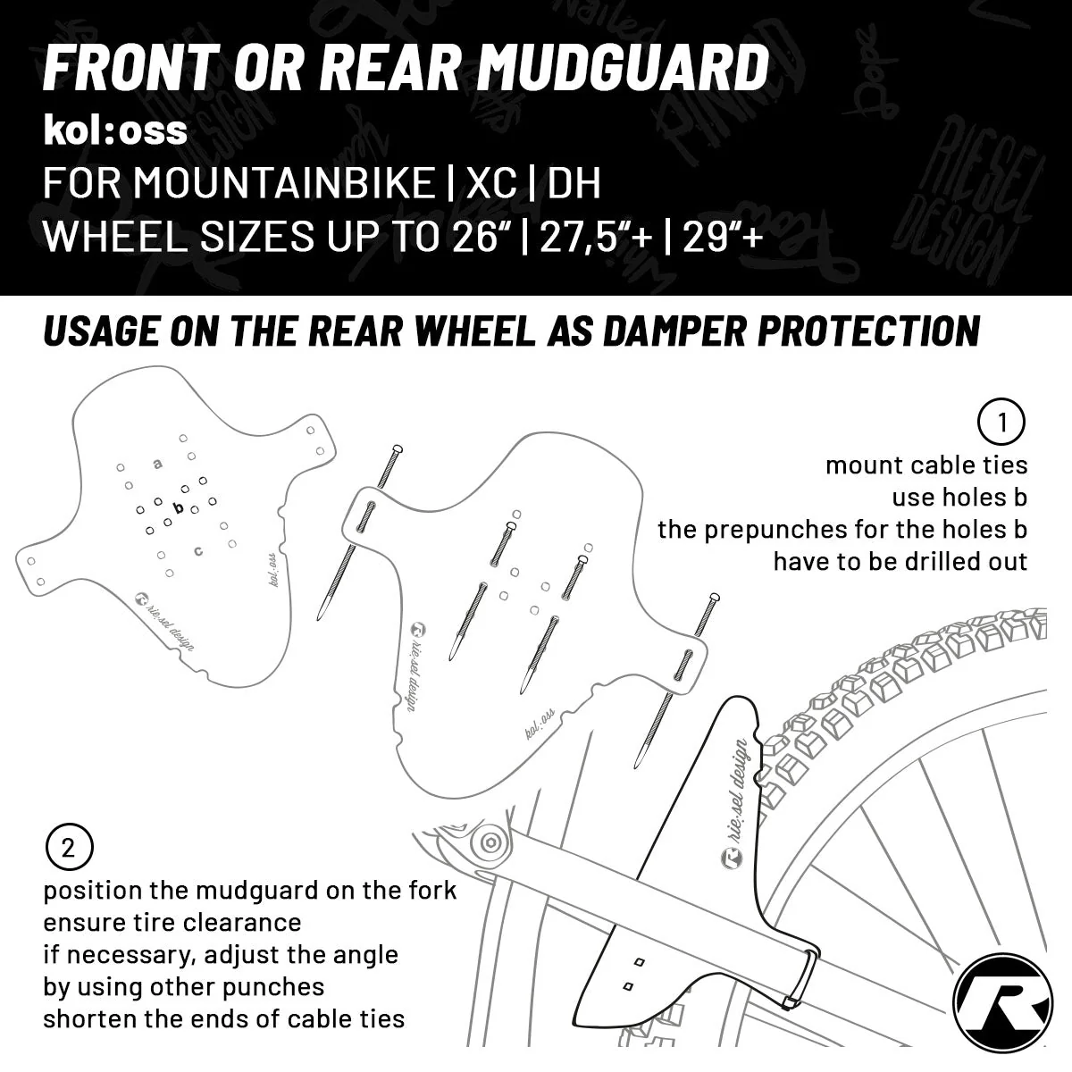 Riesel Design - Front Mudguard - KOL:OSS - Image 16